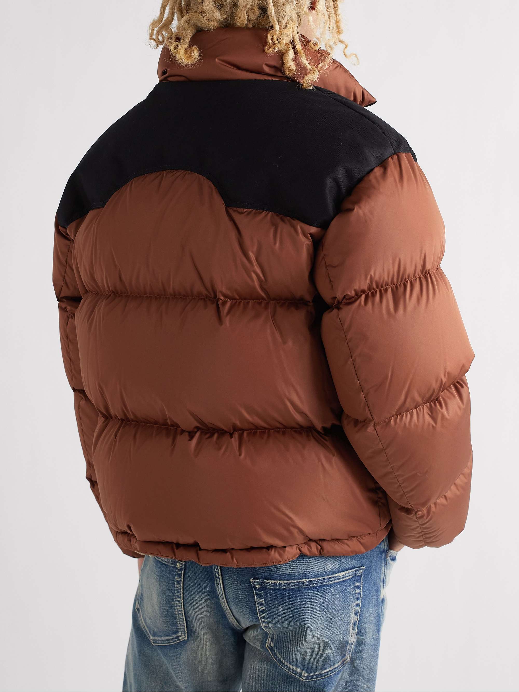 MONCLER GENIUS + Palm Angels Nevin Quilted Padded Shell Down Jacket