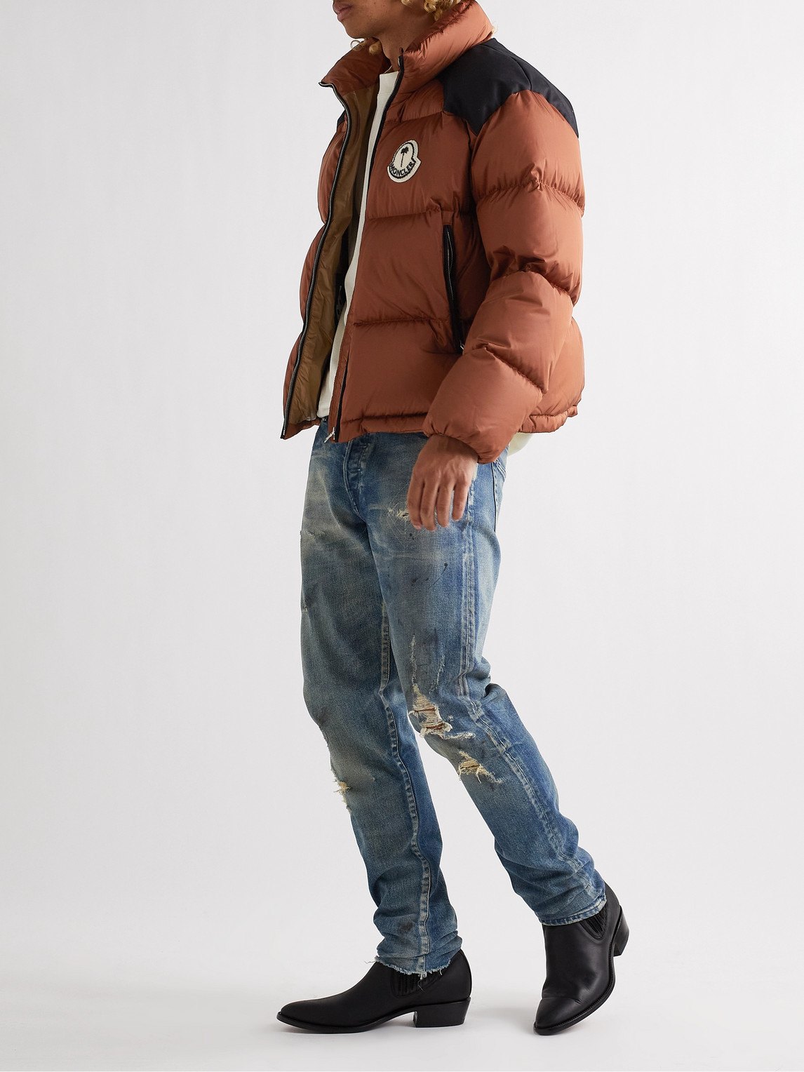 Moncler Genius Nevin Jacket In Brown