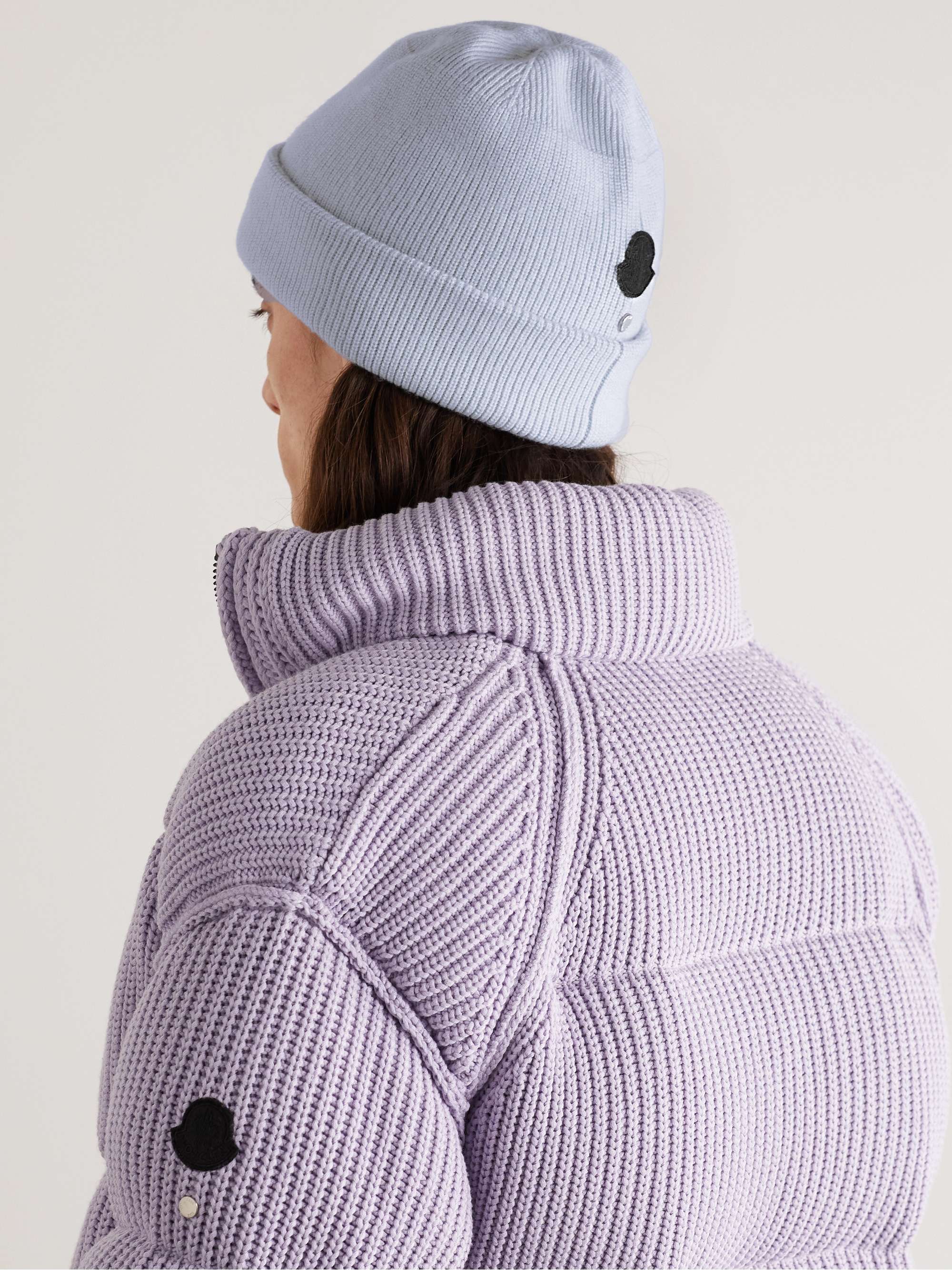 + 1017 ALYX 9SM Logo-Appliquéd Ribbed Wool Beanie