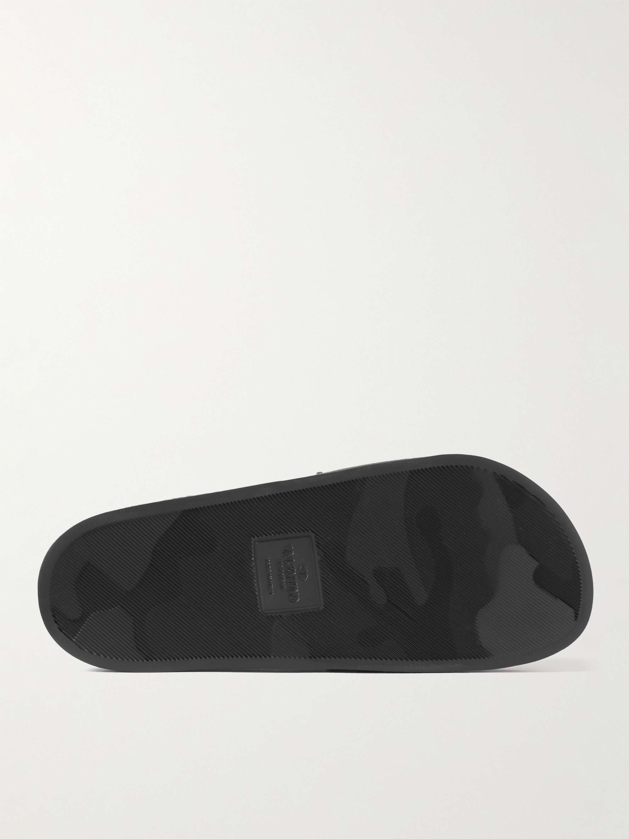 VALENTINO GARAVANI Valentino Garavani Logo-Embossed Rubber Slides