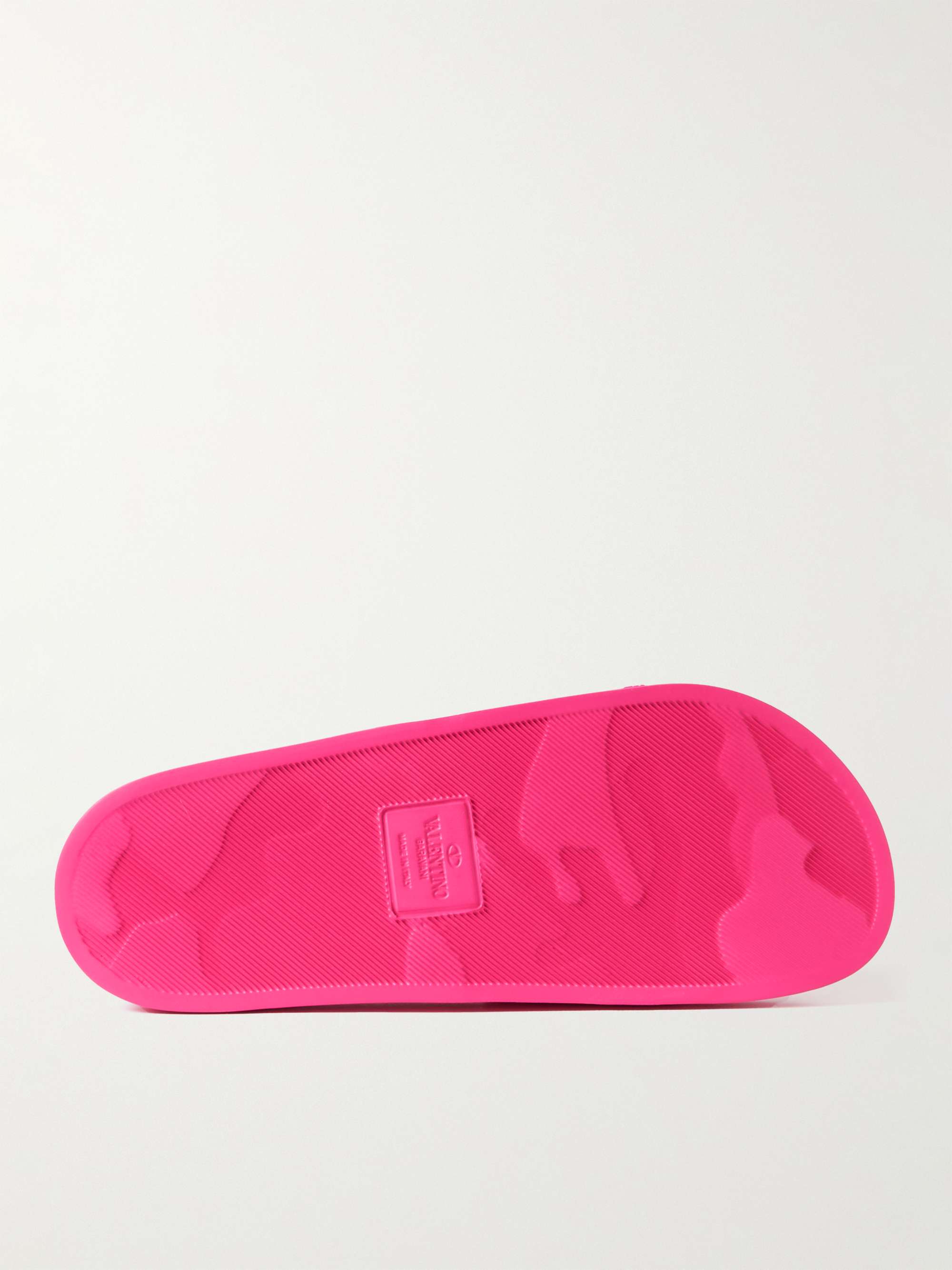 VALENTINO GARAVANI Valentino Garavani Logo-Embossed Rubber Slides