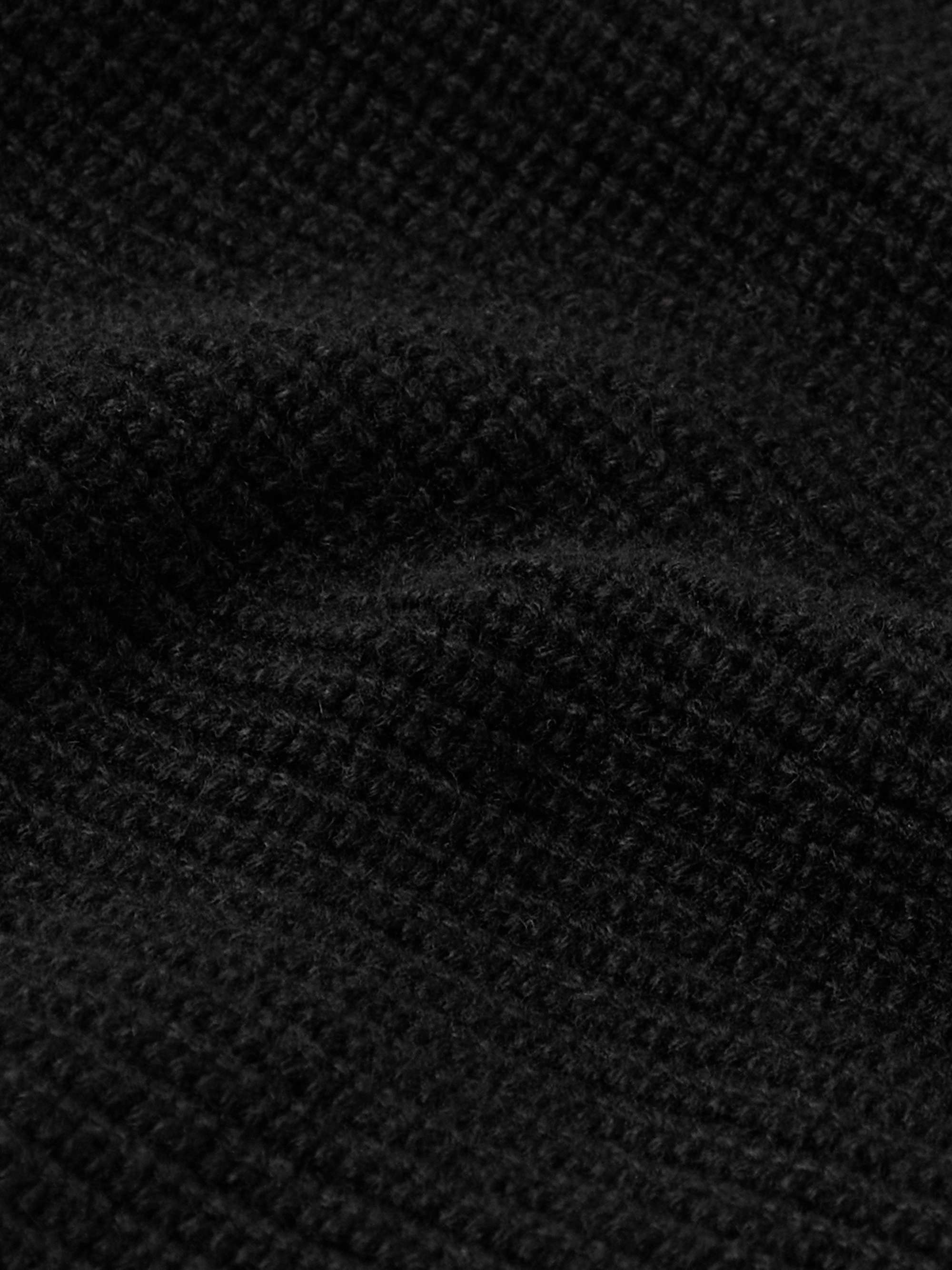 TOM FORD Shawl-Collar Ribbed Cashmere Cardigan