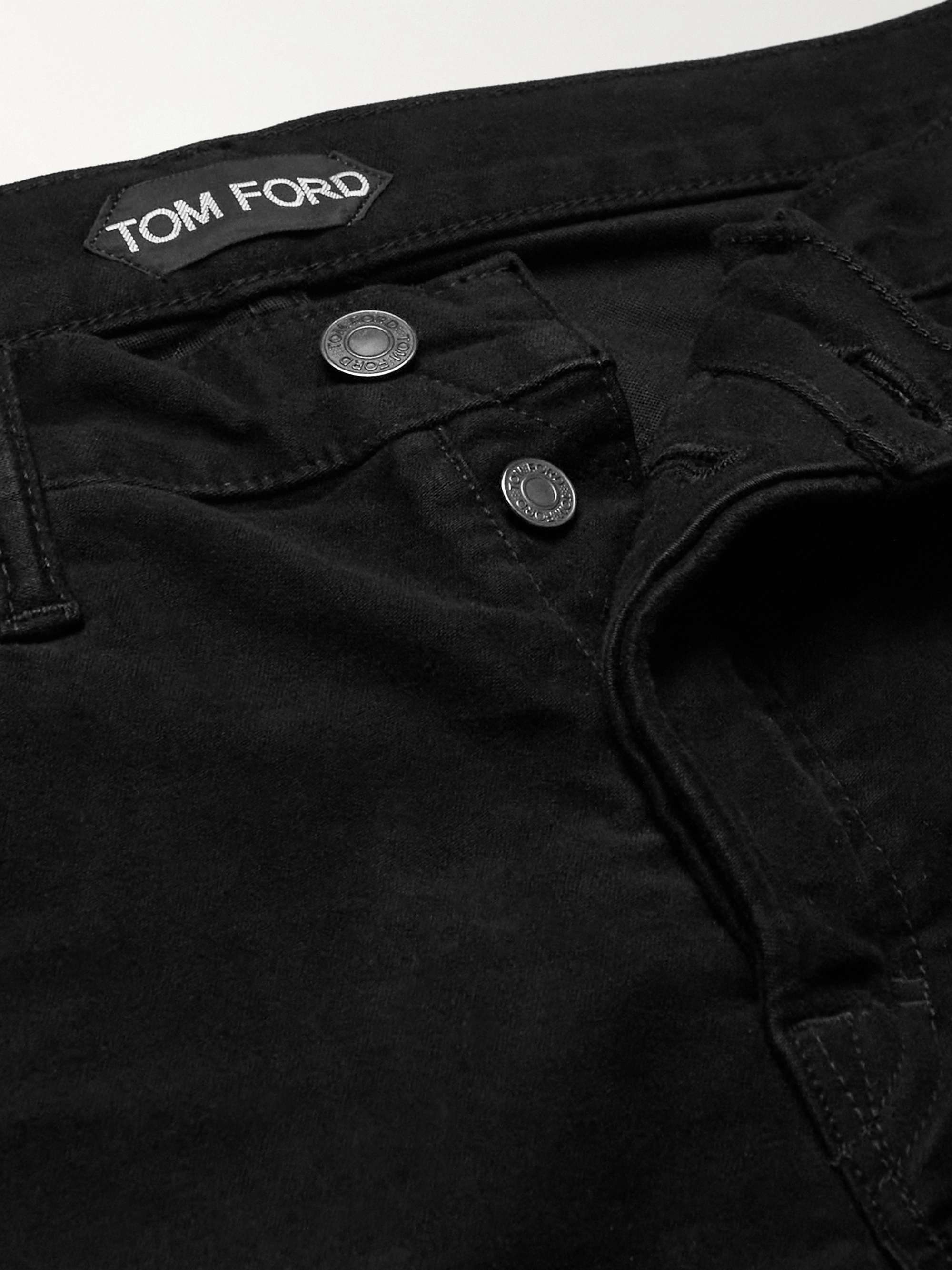 TOM FORD Slim-Fit Cotton-Blend Moleskin Trousers