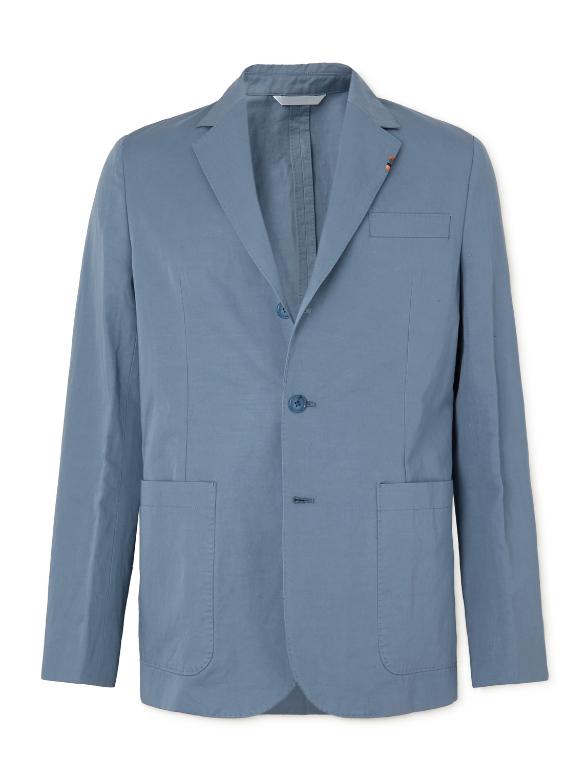 PAUL SMITH SLIM-FIT COTTON AND LINEN-BLEND SUIT JACKET