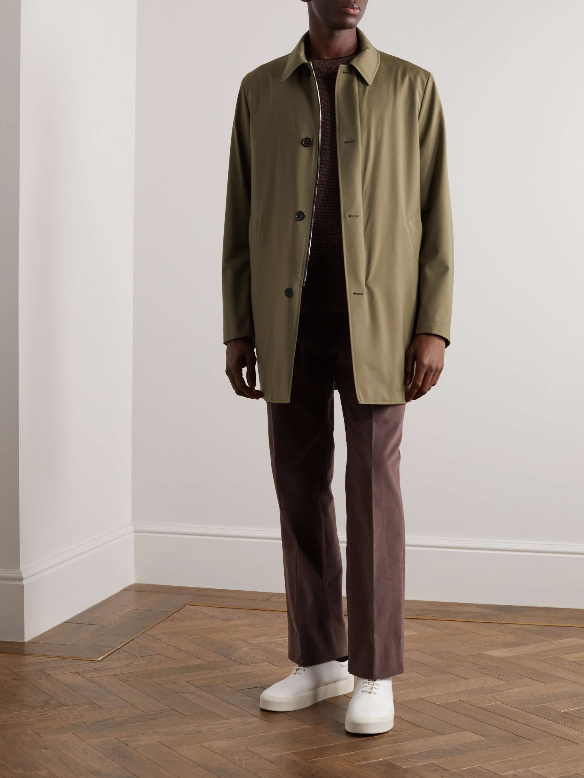 PAUL SMITH Wool Car Coat with Detachable Gilet for Men | MR PORTER