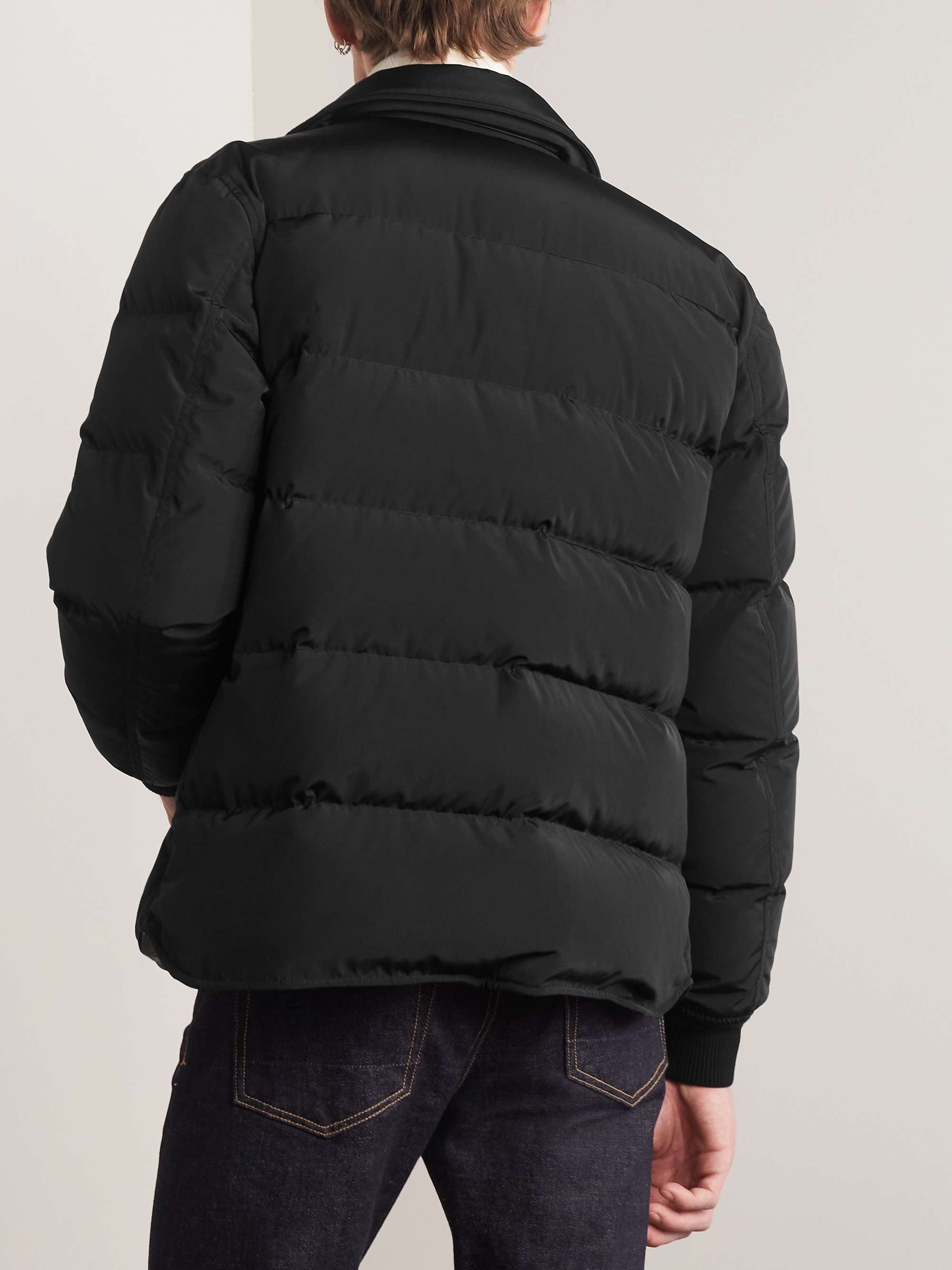 TOM FORD Quilted Shell Down Shirt Jacket