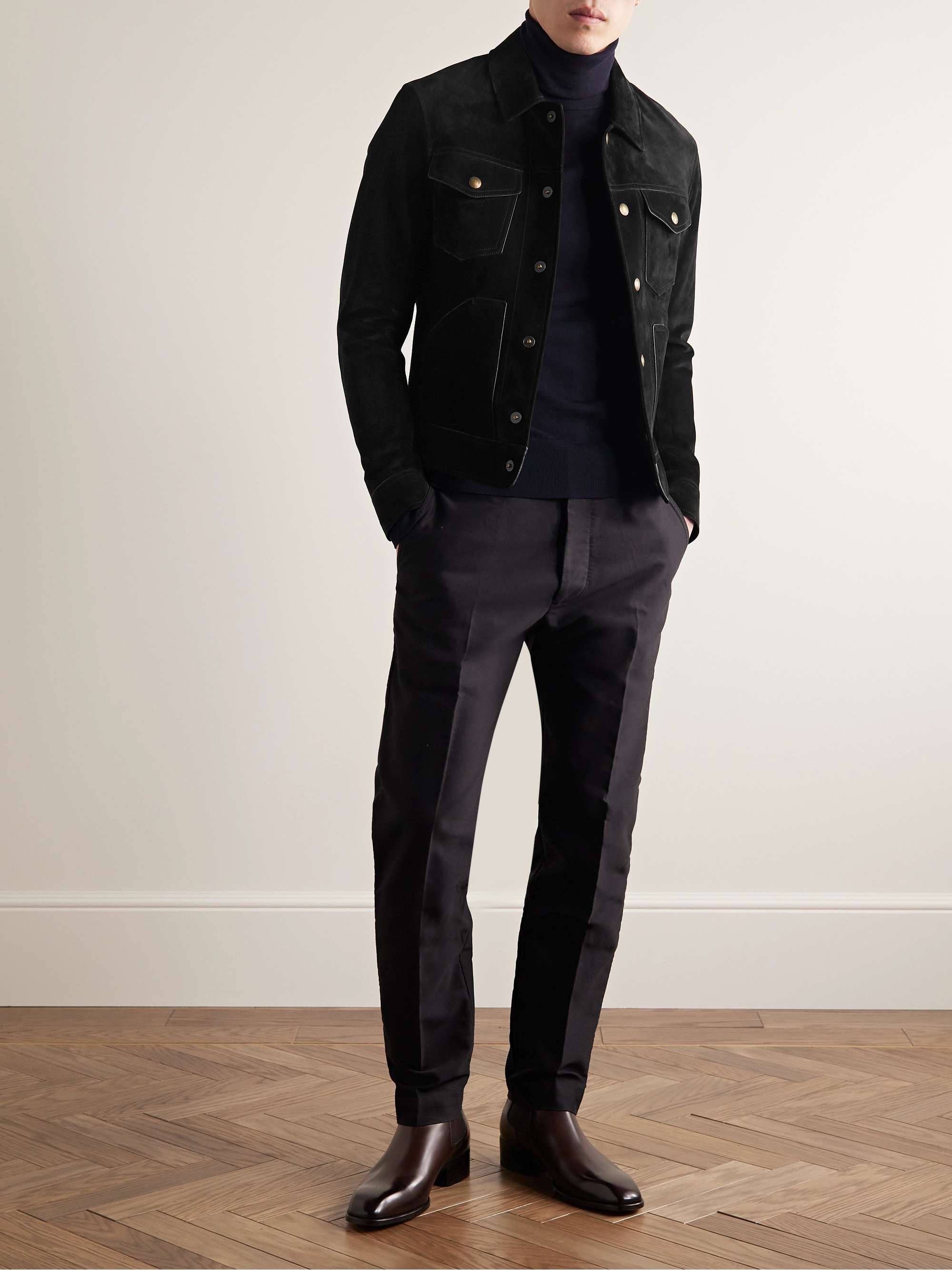 TOM FORD Slim-Fit Suede Western Jacket
