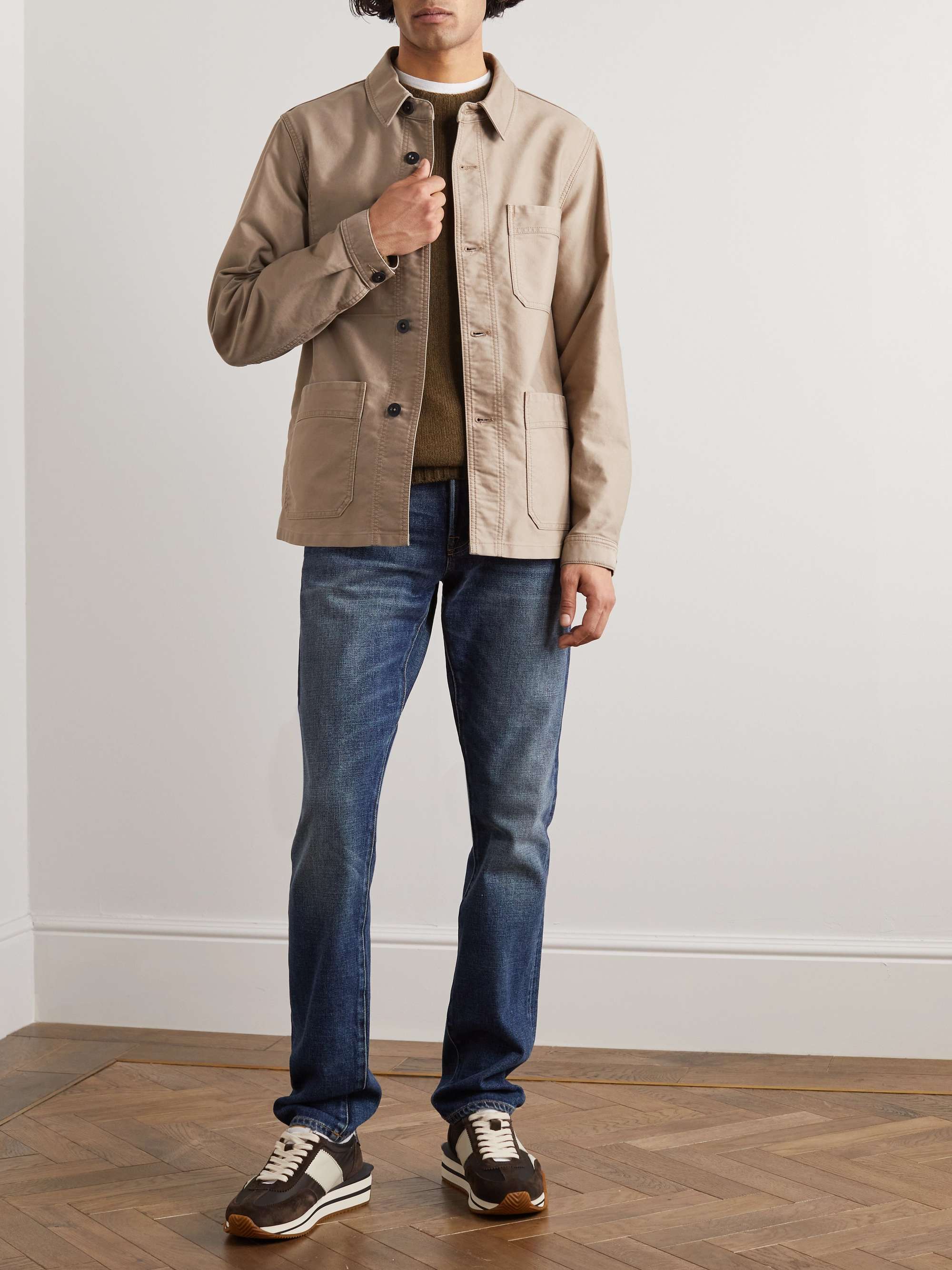 TOM FORD Cotton-Satin Overshirt