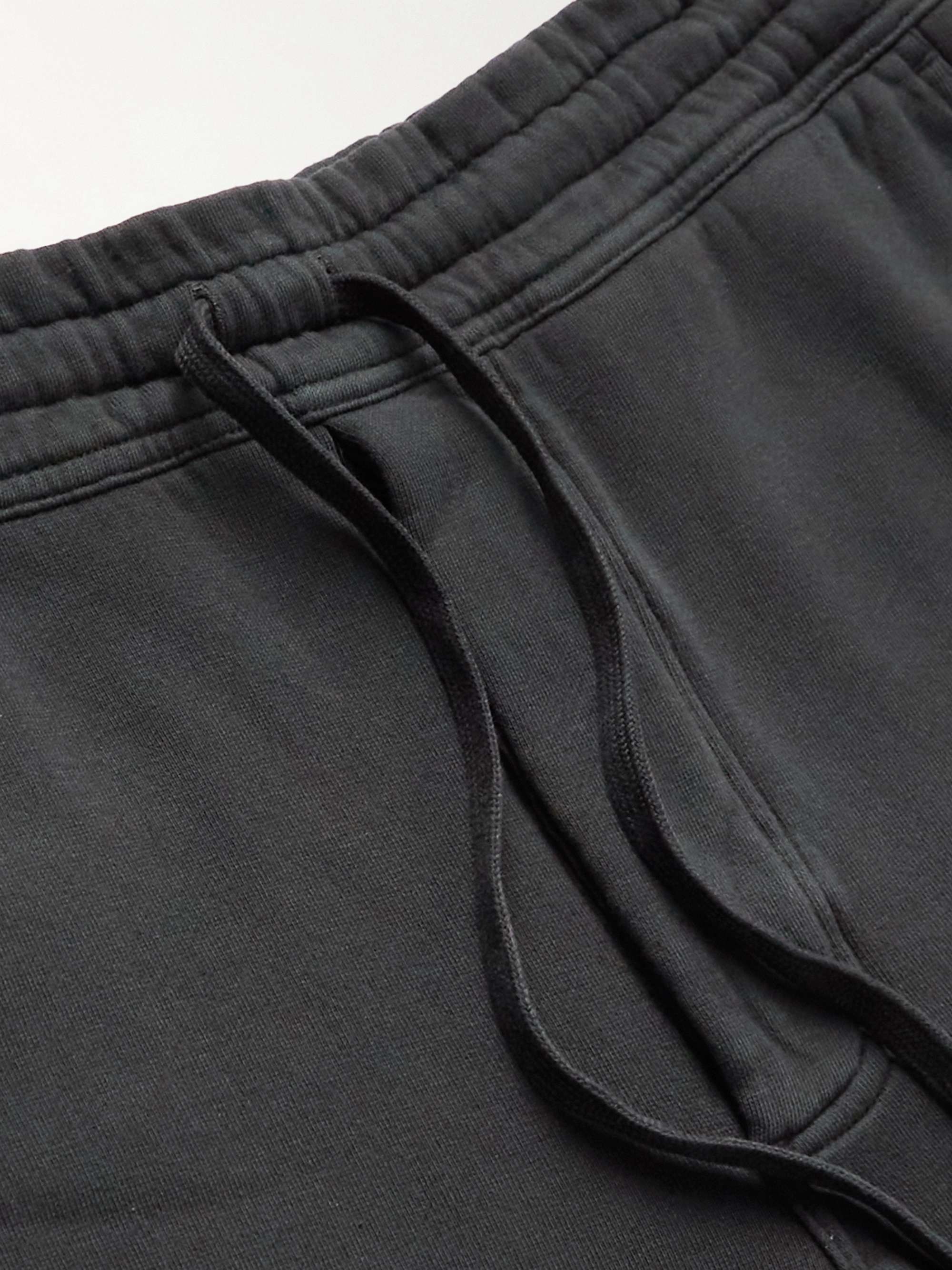 TOM FORD Tapered Garment-Dyed Cotton-Jersey Sweatpants