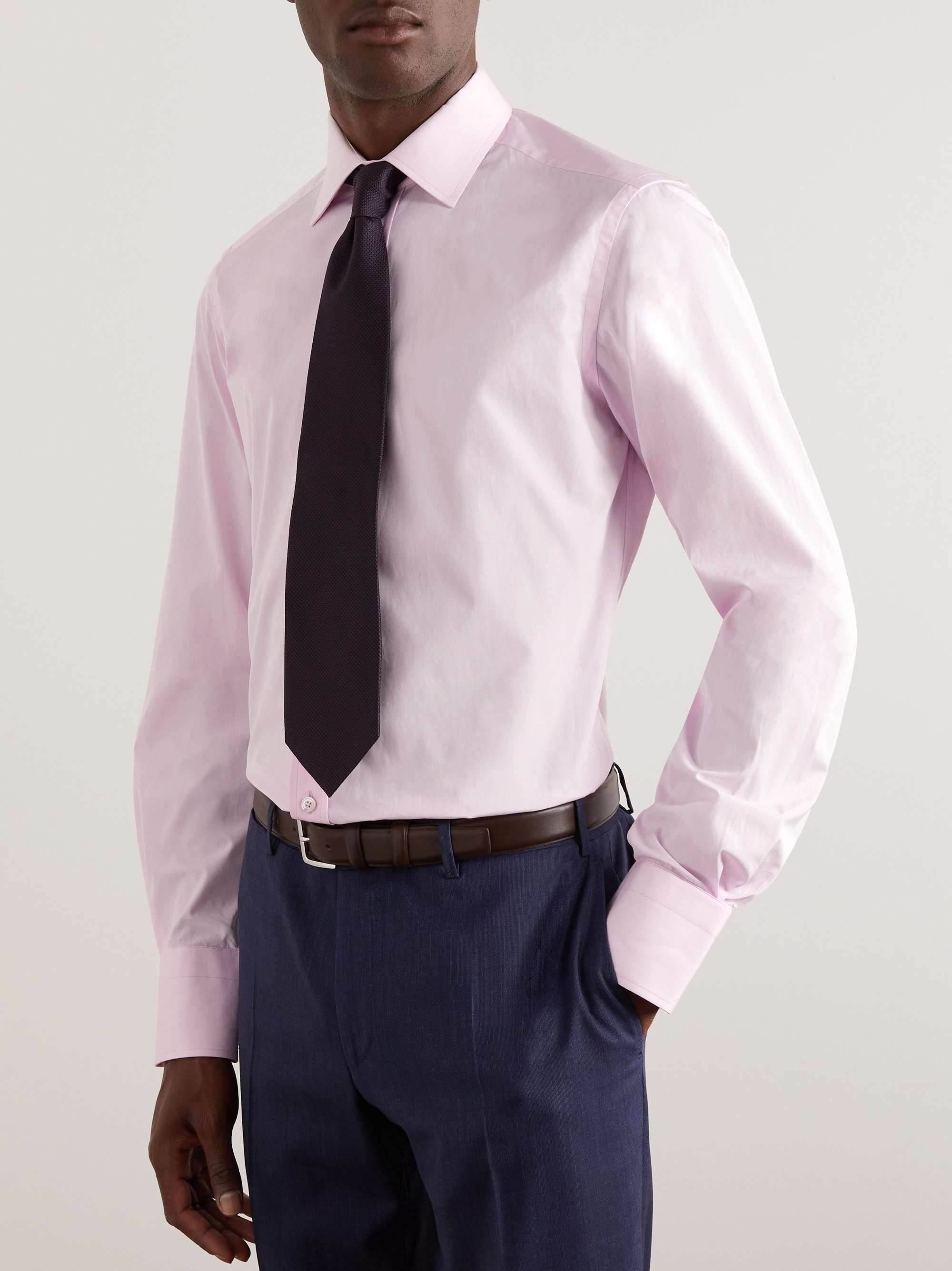 TOM FORD Slim-Fit Cotton-Poplin Shirt