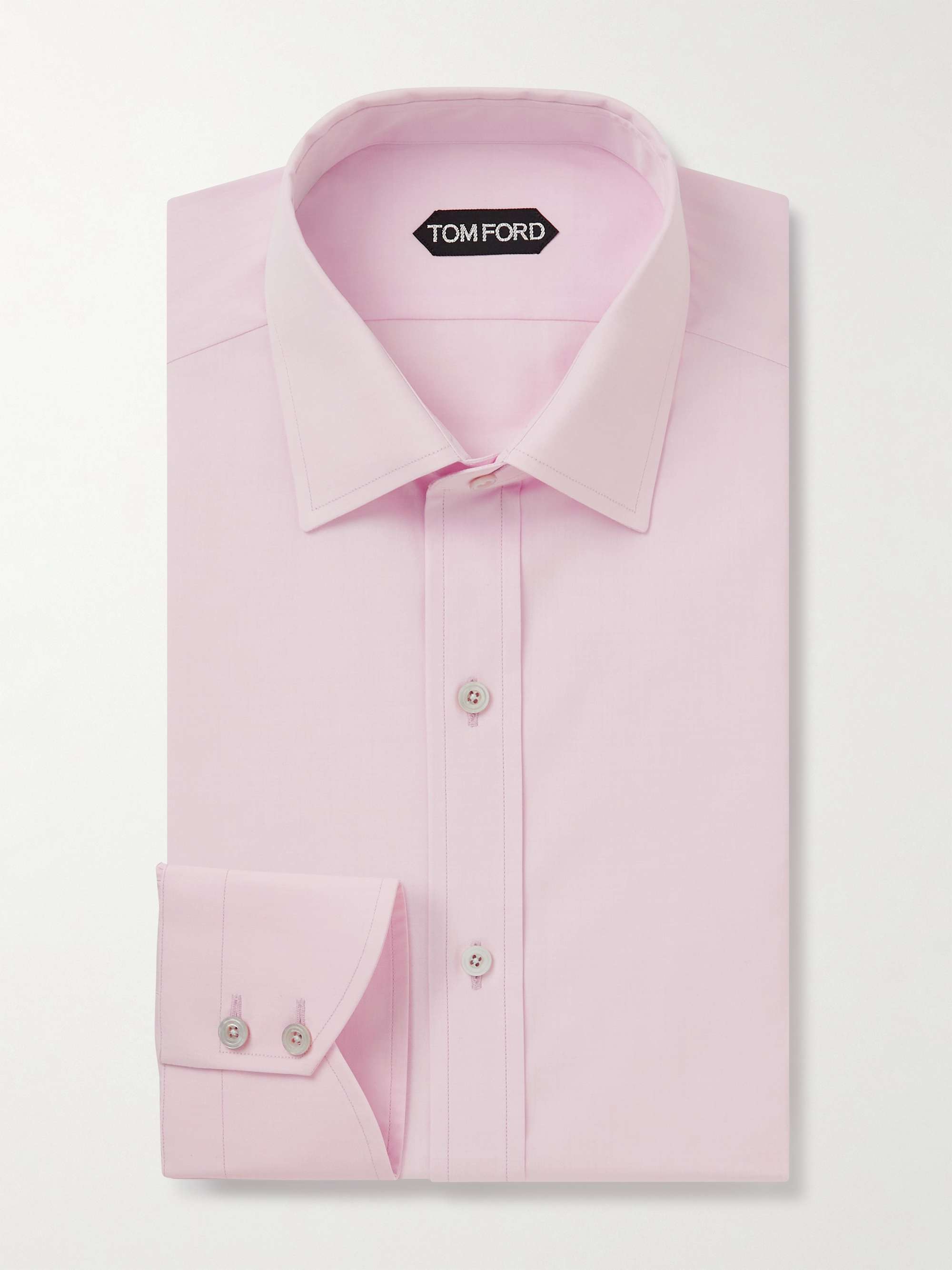 TOM FORD Slim-Fit Cotton-Poplin Shirt for Men | MR PORTER