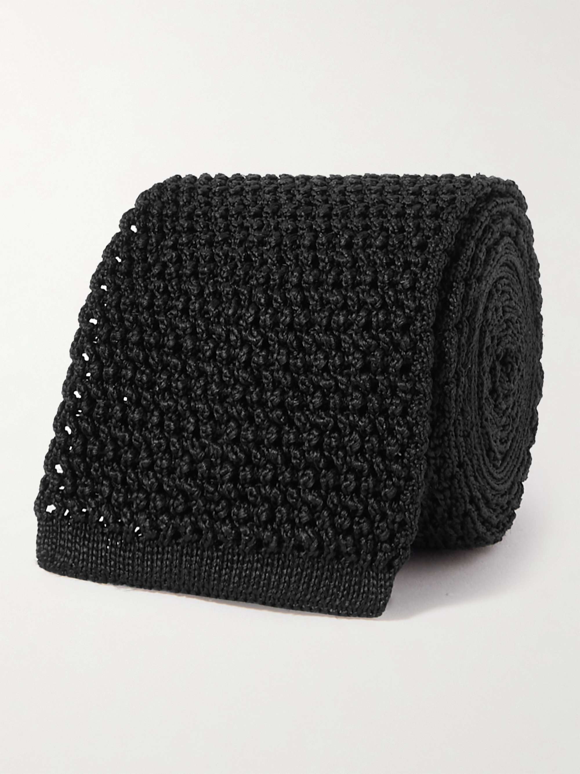 TOM FORD 8cm Knitted Silk Tie