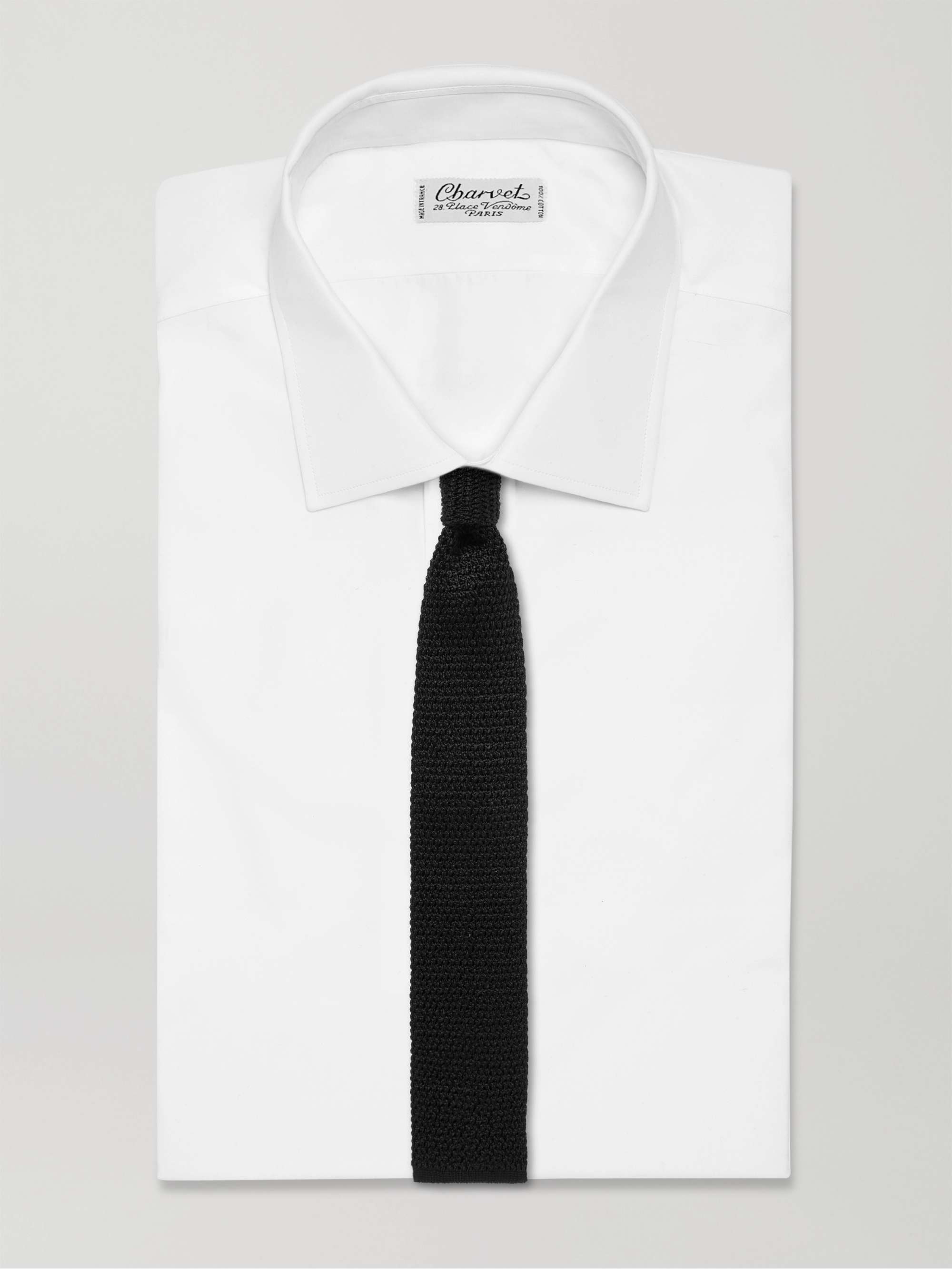 TOM FORD 8cm Knitted Silk Tie