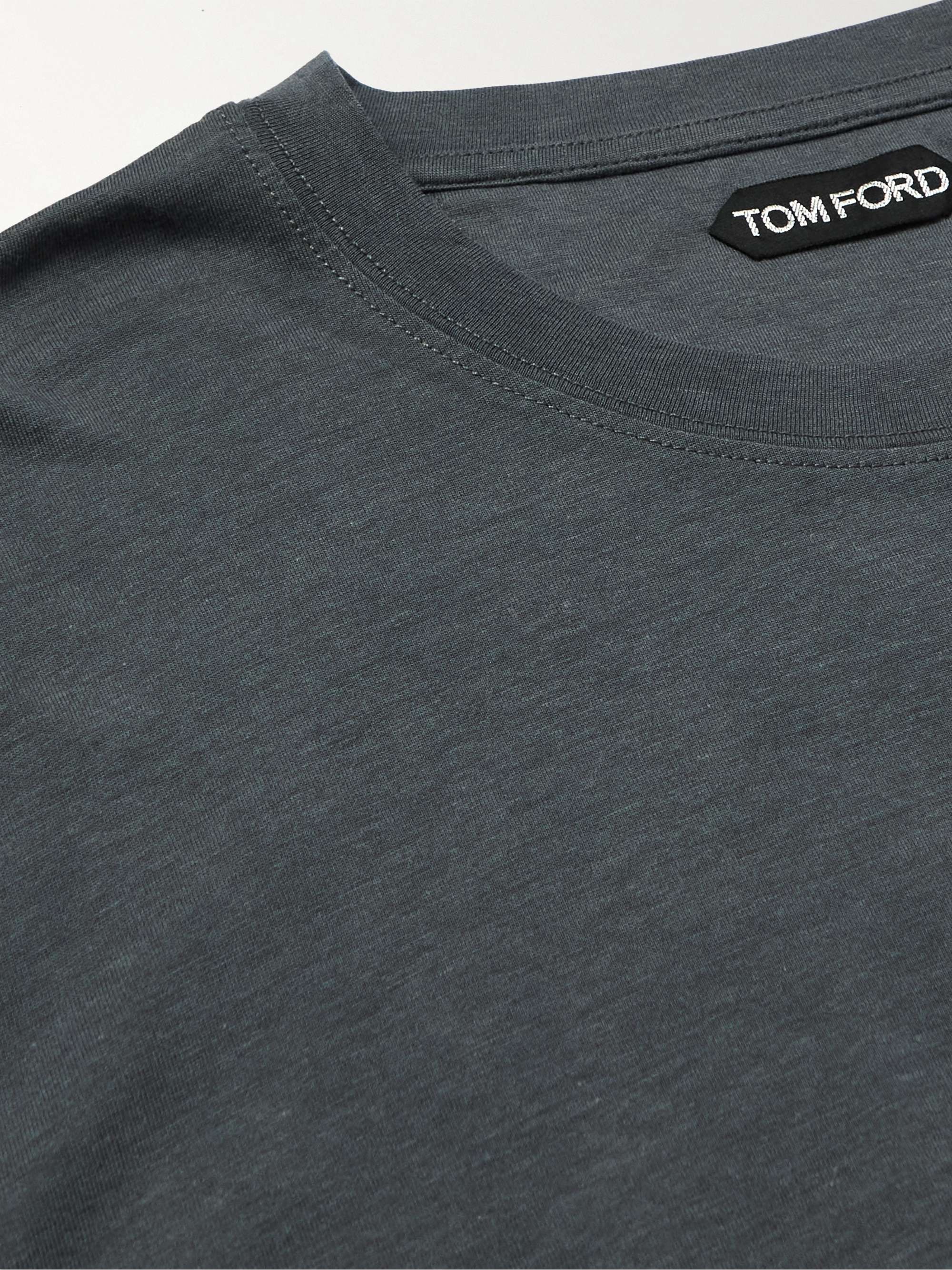 TOM FORD Lyocell and Cotton-Blend Jersey T-Shirt