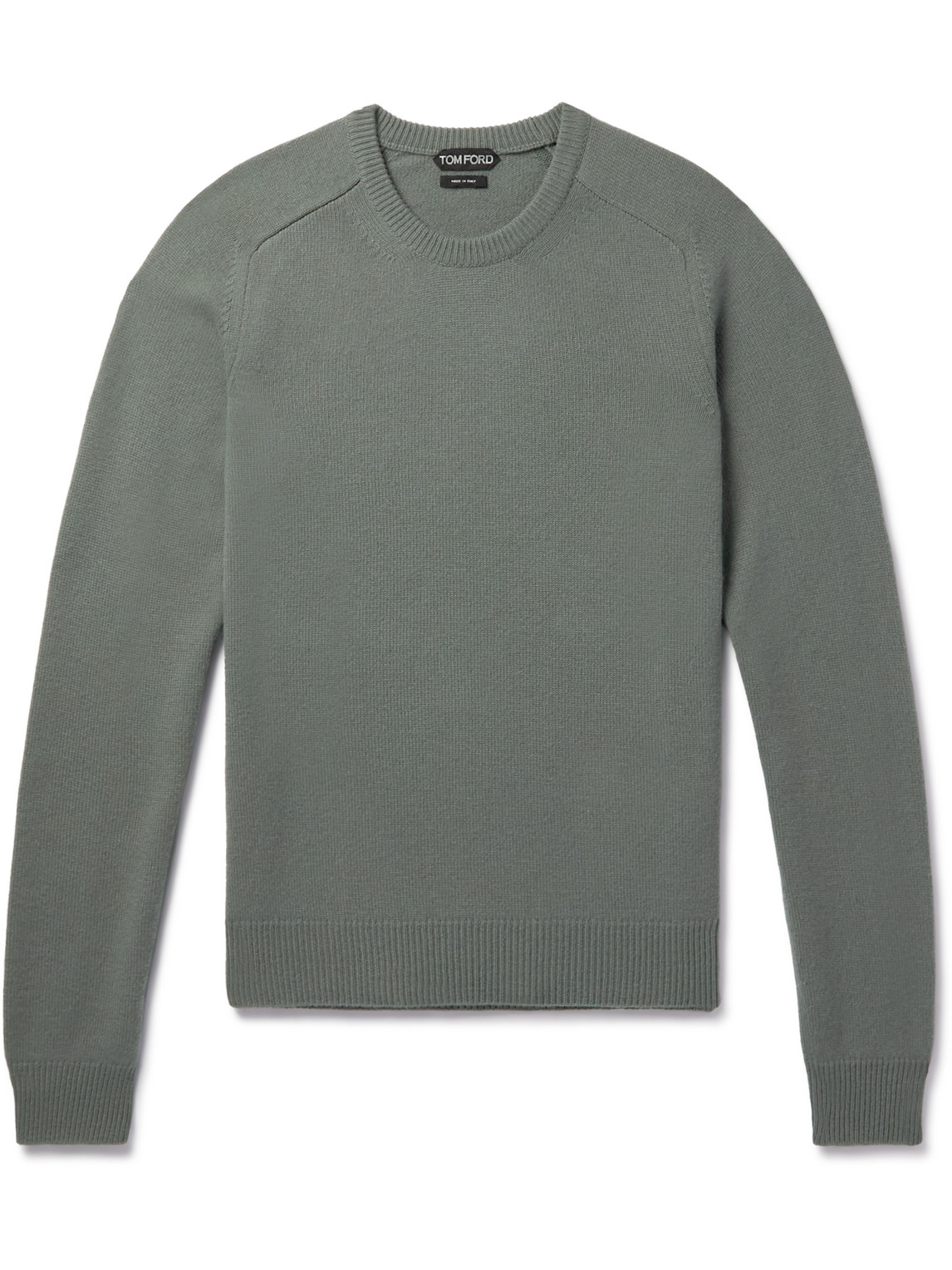 Tom Ford Slim-fit Cashmere Sweater In Green