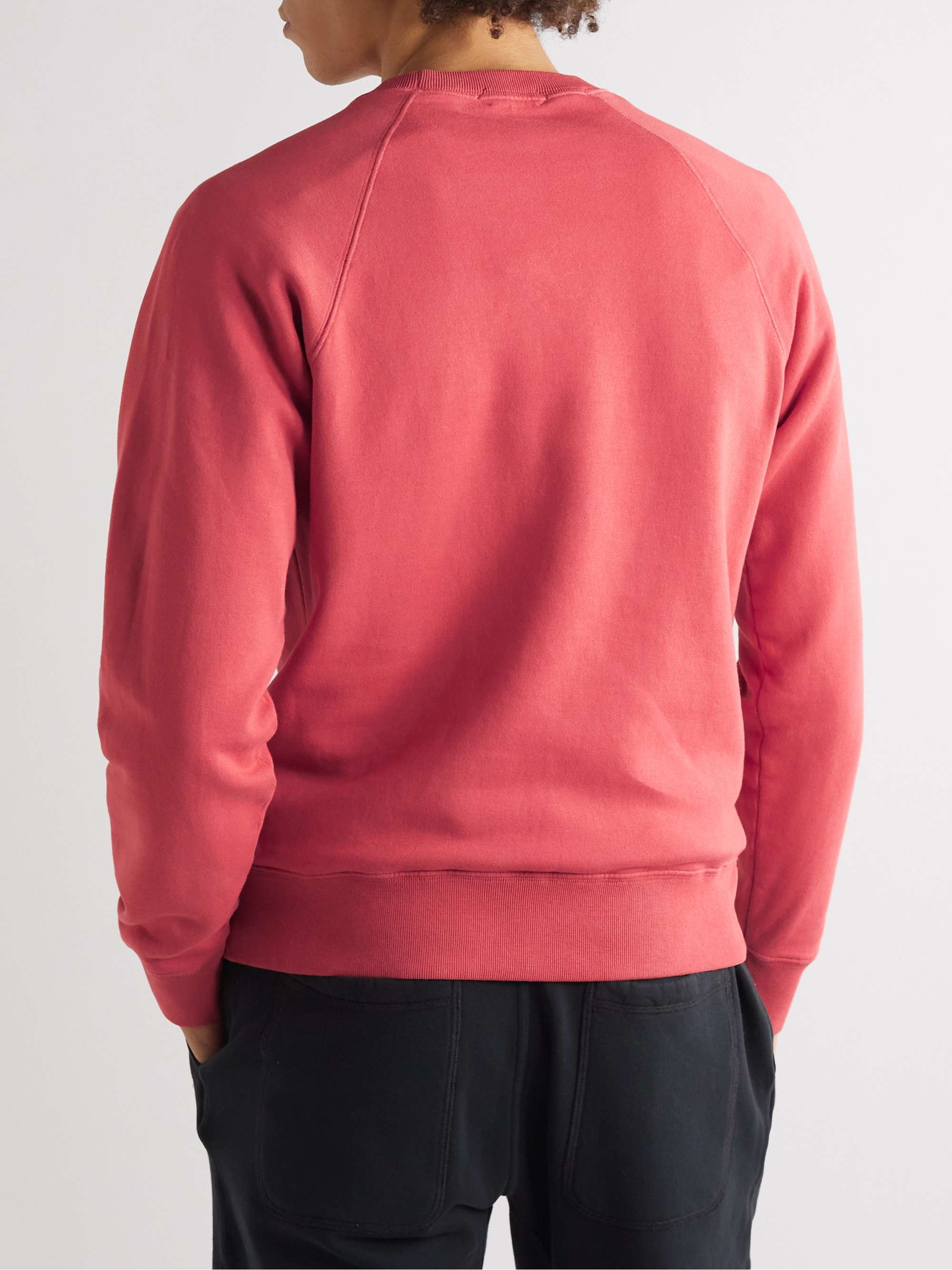 TOM FORD Garment-Dyed Cotton-Jersey Sweatshirt