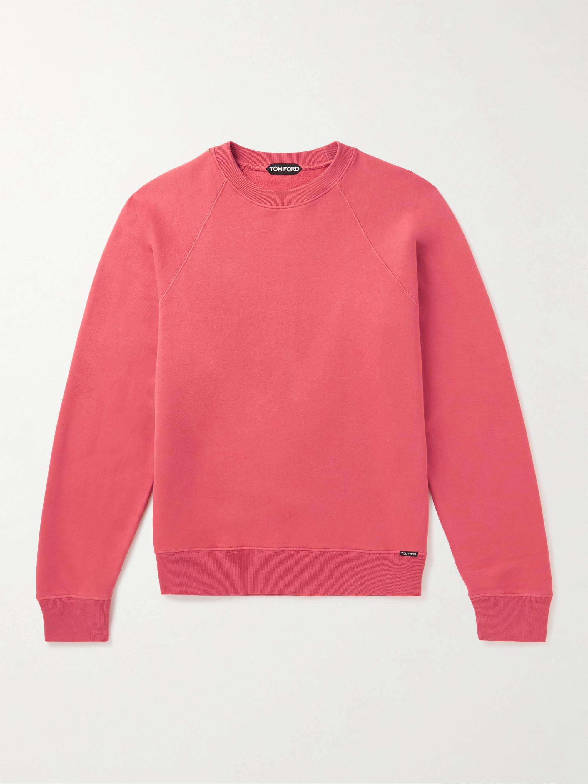 TOM FORD Garment-Dyed Cotton-Jersey Sweatshirt for Men | MR PORTER