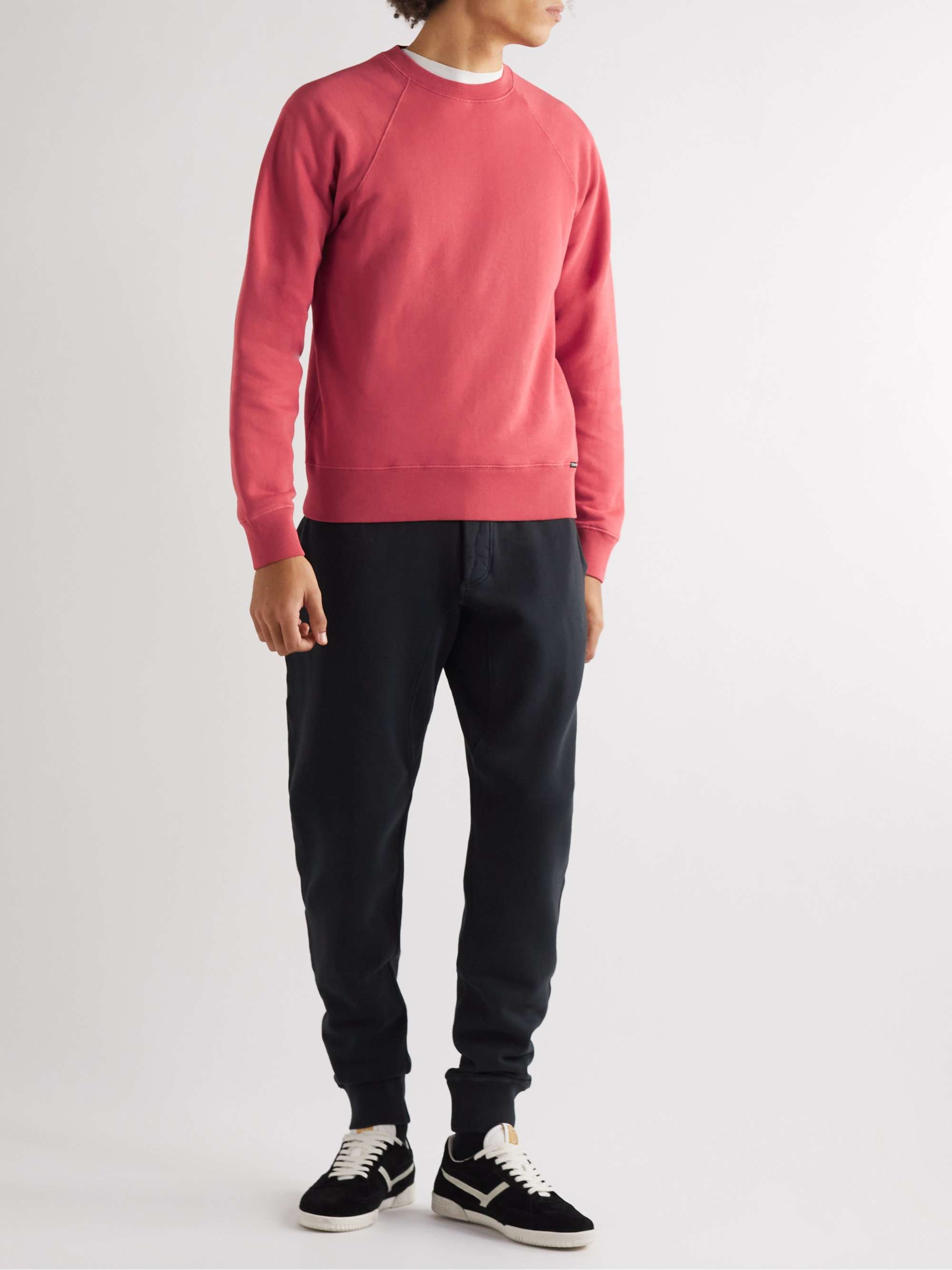 TOM FORD Garment-Dyed Cotton-Jersey Sweatshirt
