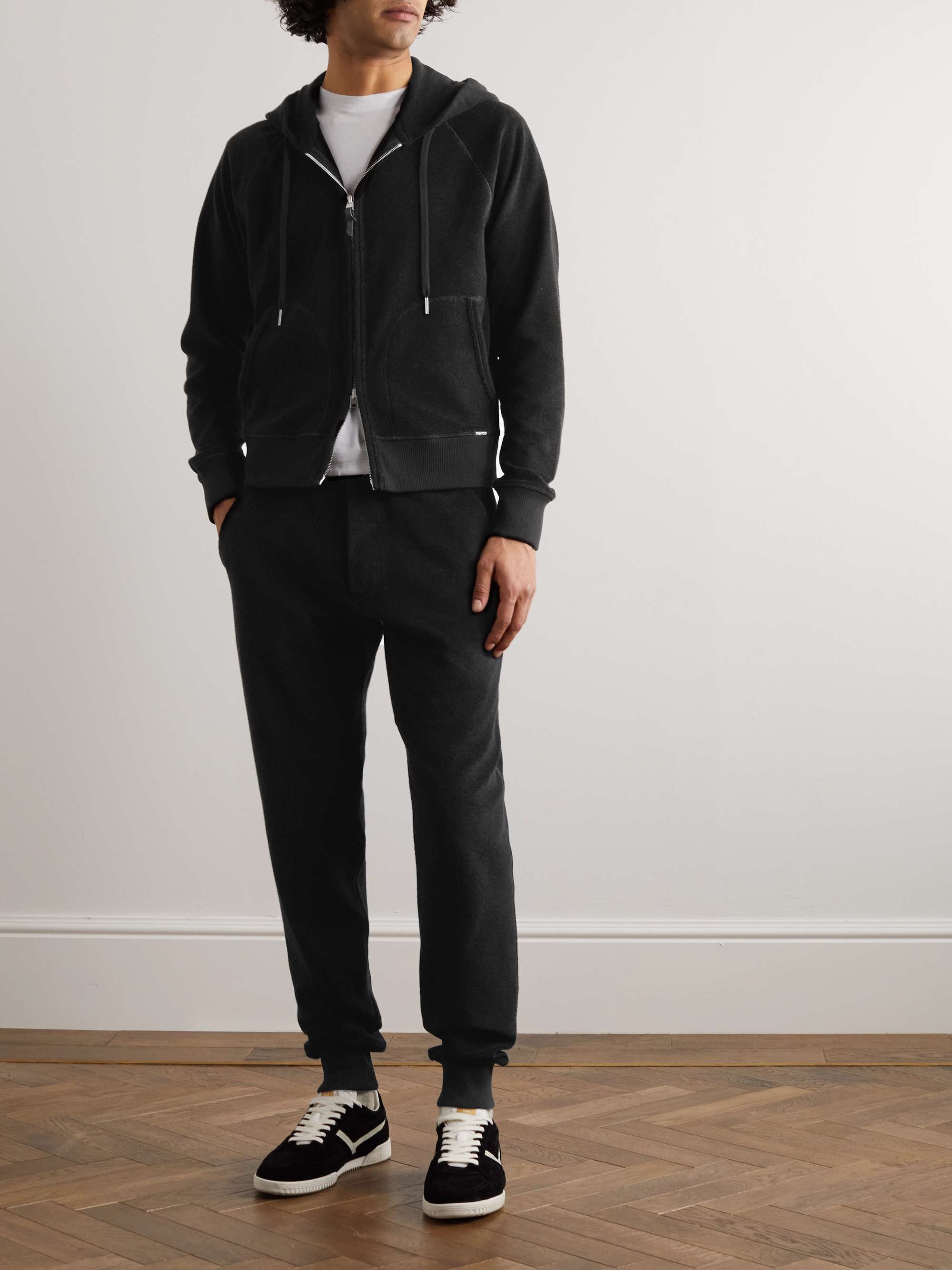 TOM FORD Slim-Fit Tapered Cotton-Terry Sweatpants for Men | MR PORTER