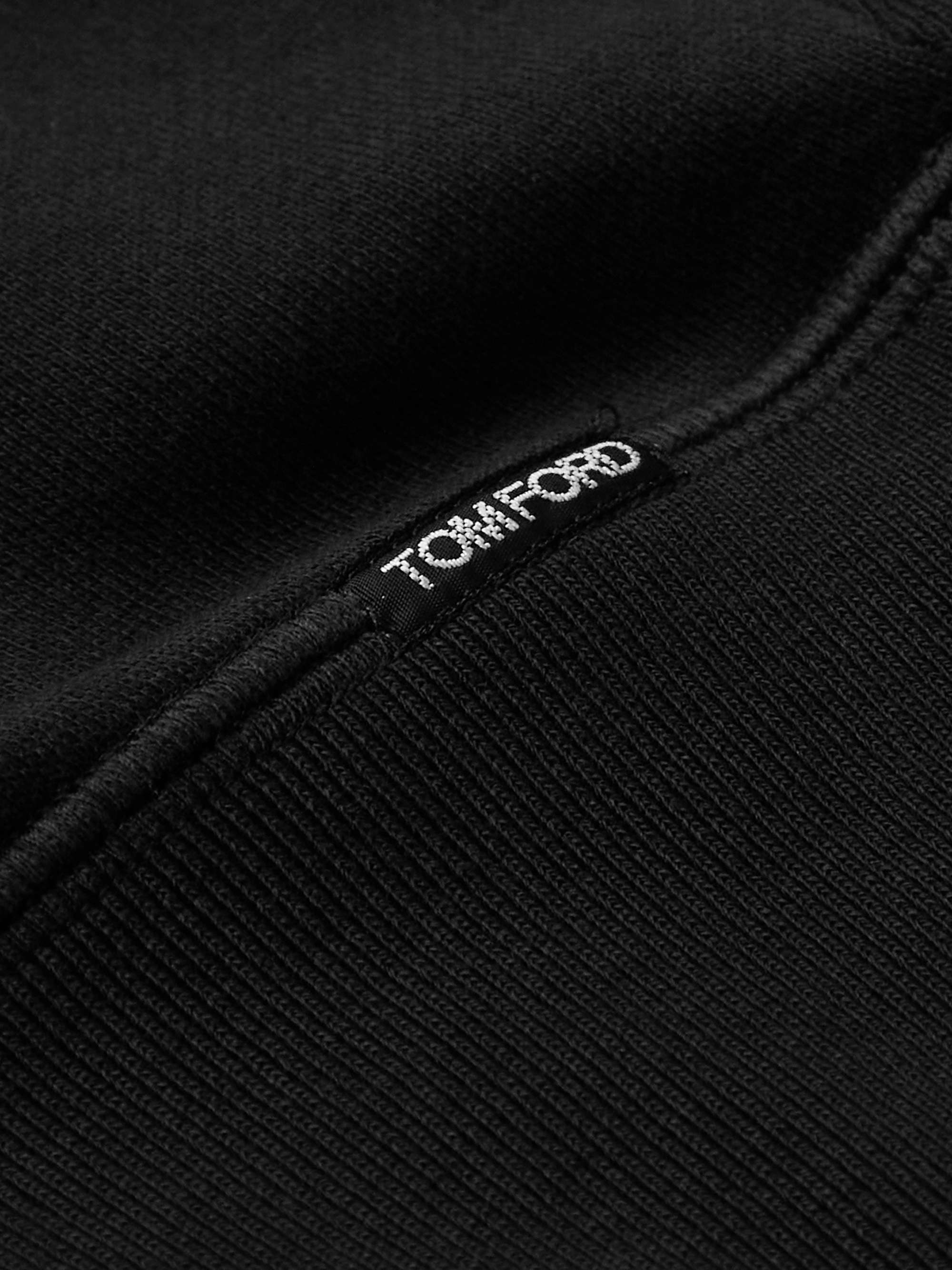 TOM FORD Garment-Dyed Cotton-Jersey Hoodie