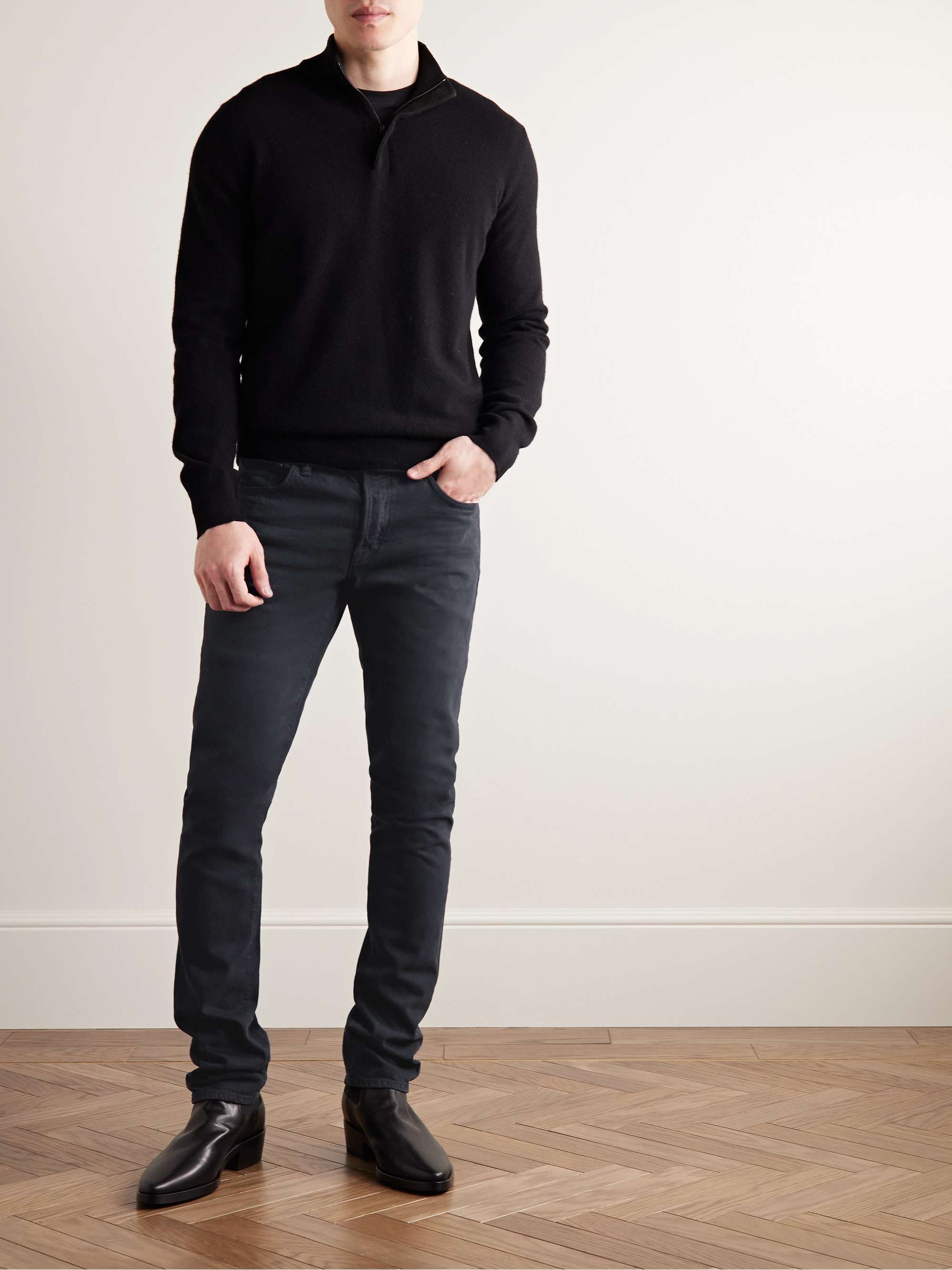 selvedge slim fit jeans