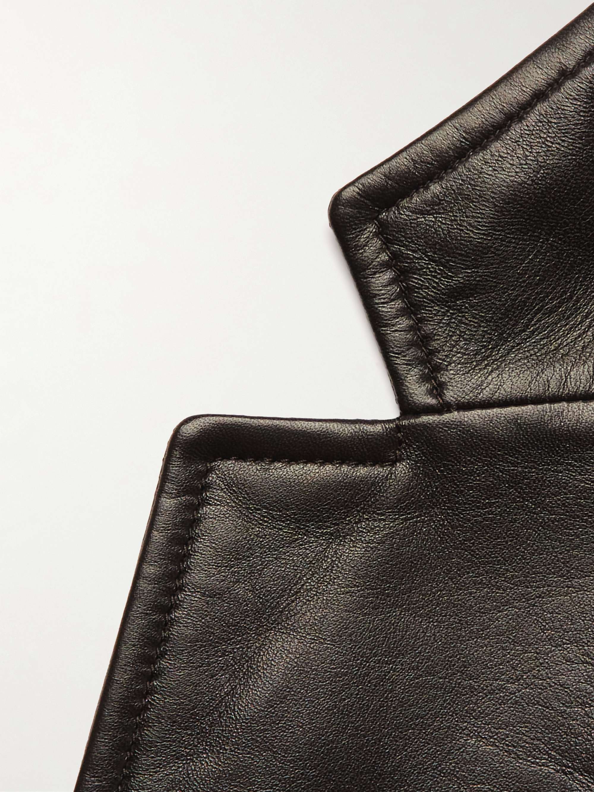 TOM FORD Leather Blazer