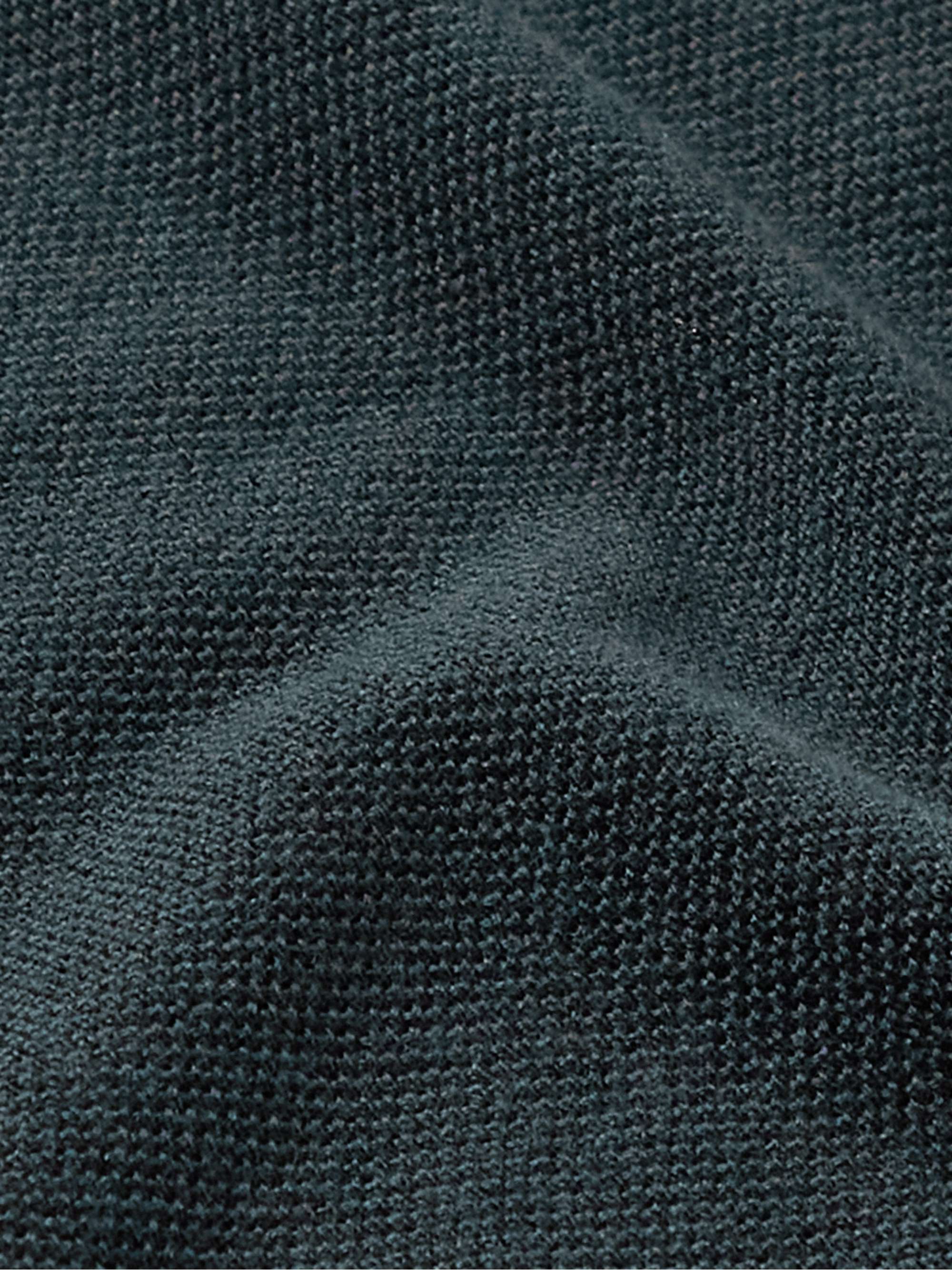 TOM FORD Silk and Cotton-Blend Piqué Polo Shirt