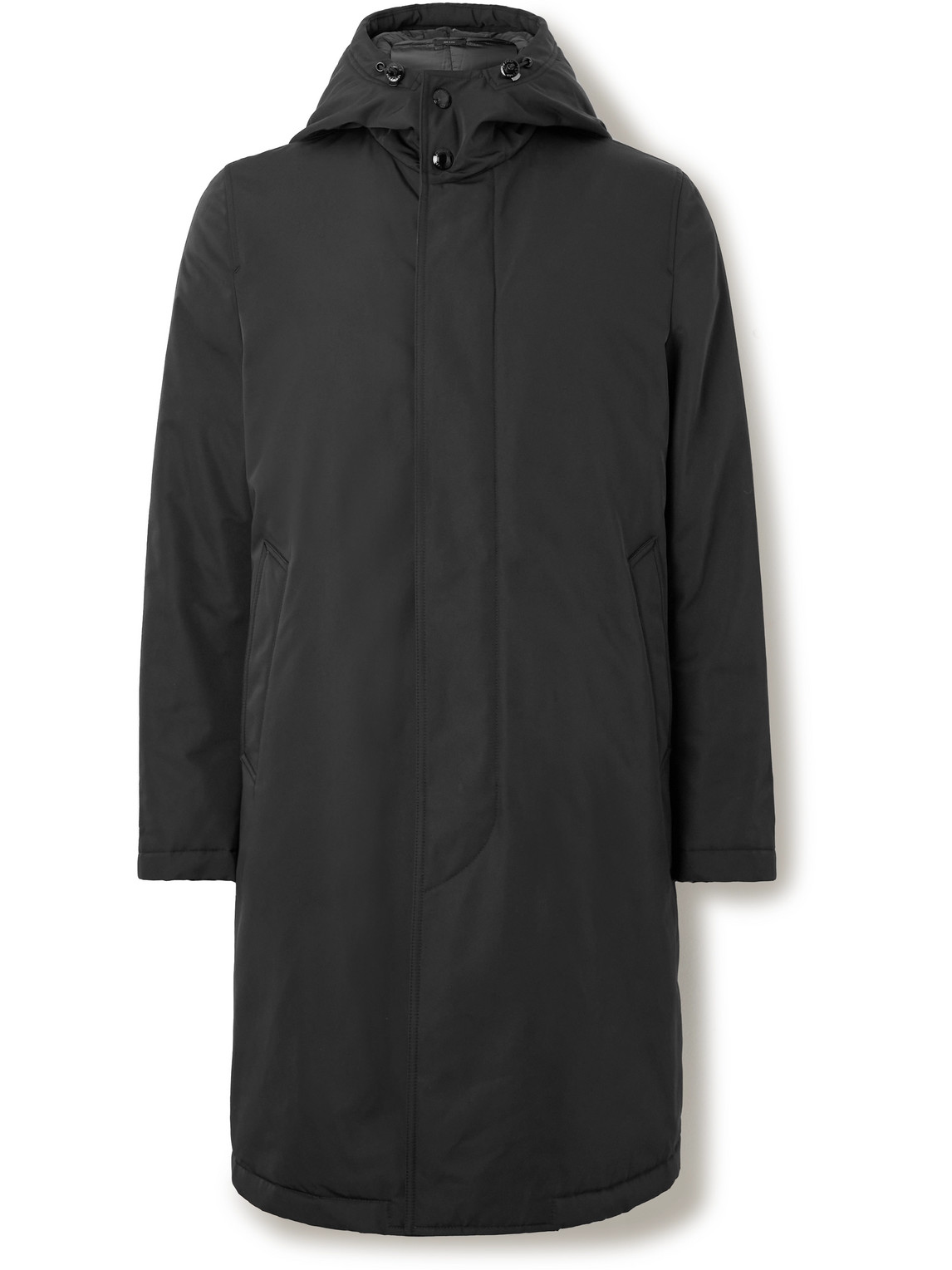 Tom Ford Faille Down Parka In Black