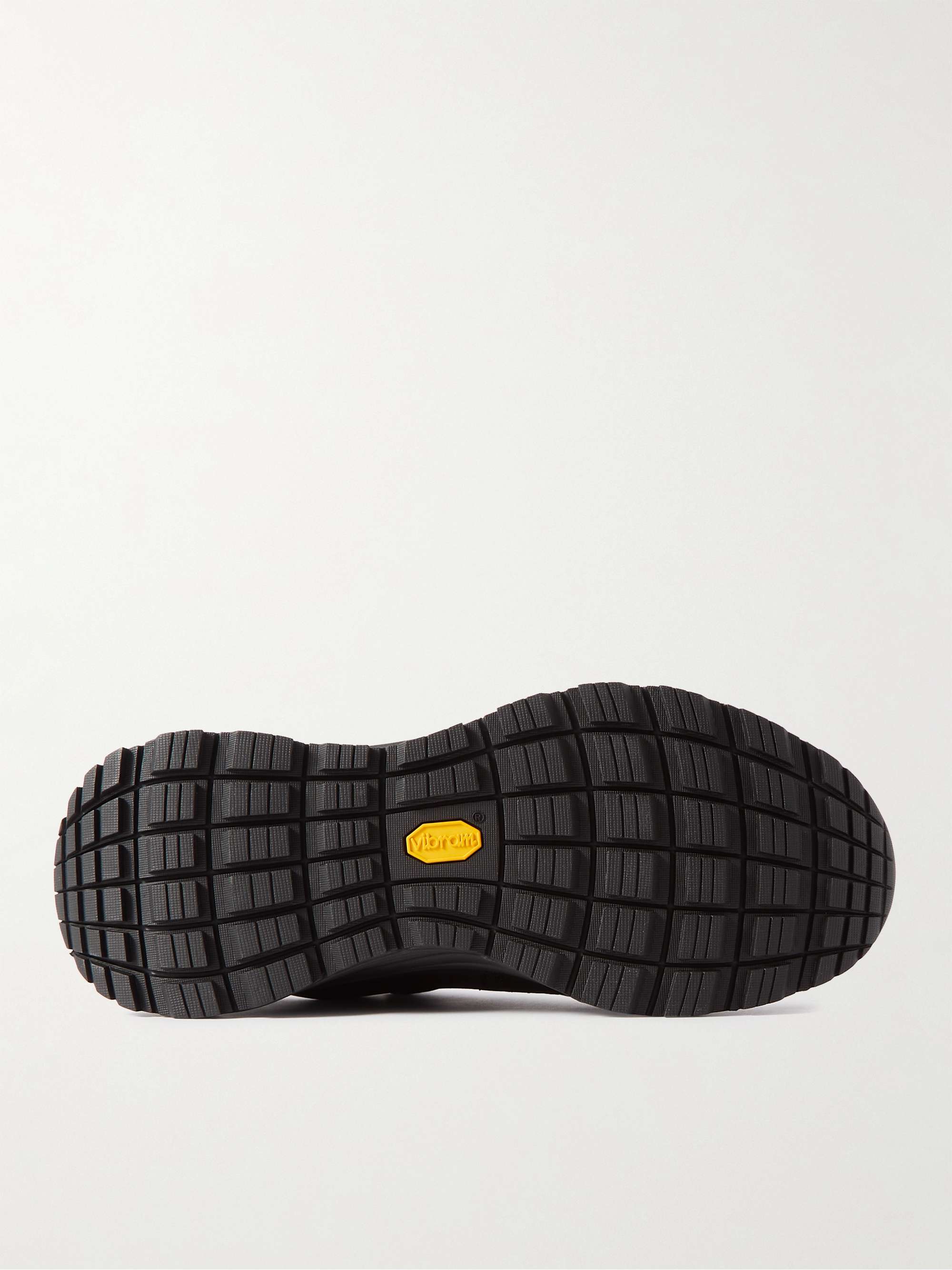 MONCLER Lite Runner Suede, Leather and Mesh Sneakers