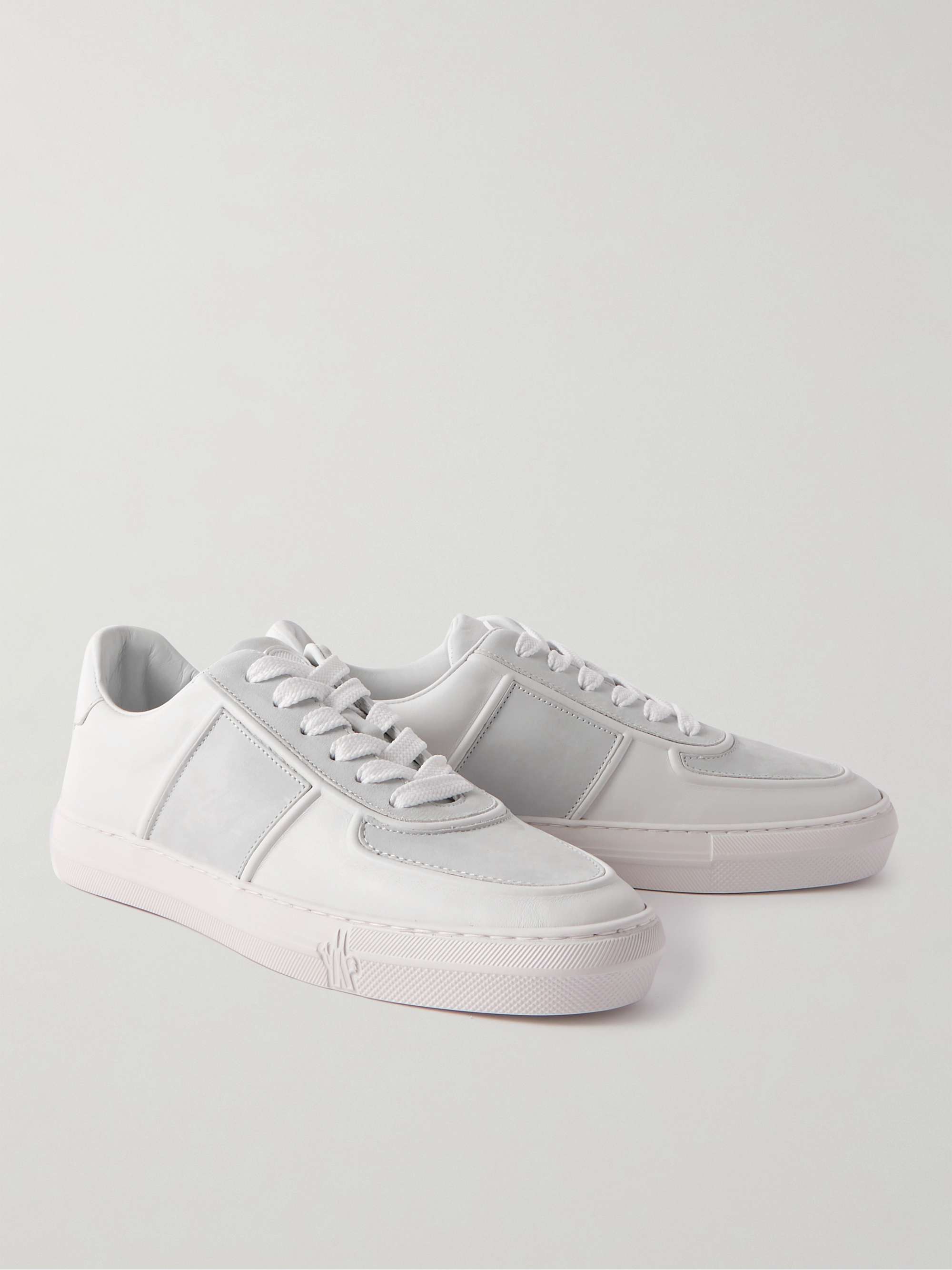 MONCLER Neue York Leather and Suede Sneakers
