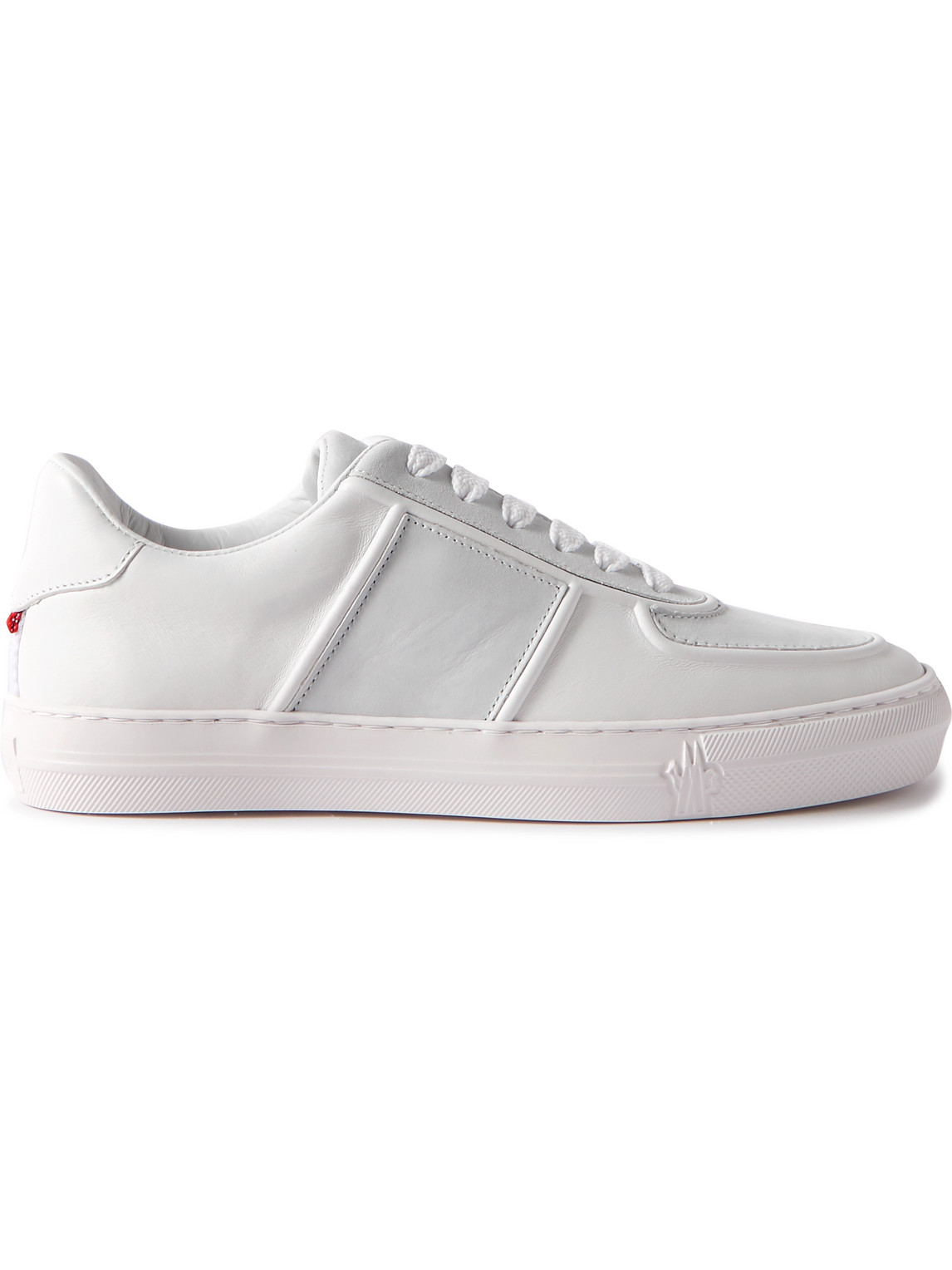 Moncler Neue York Leather Sneakers In White