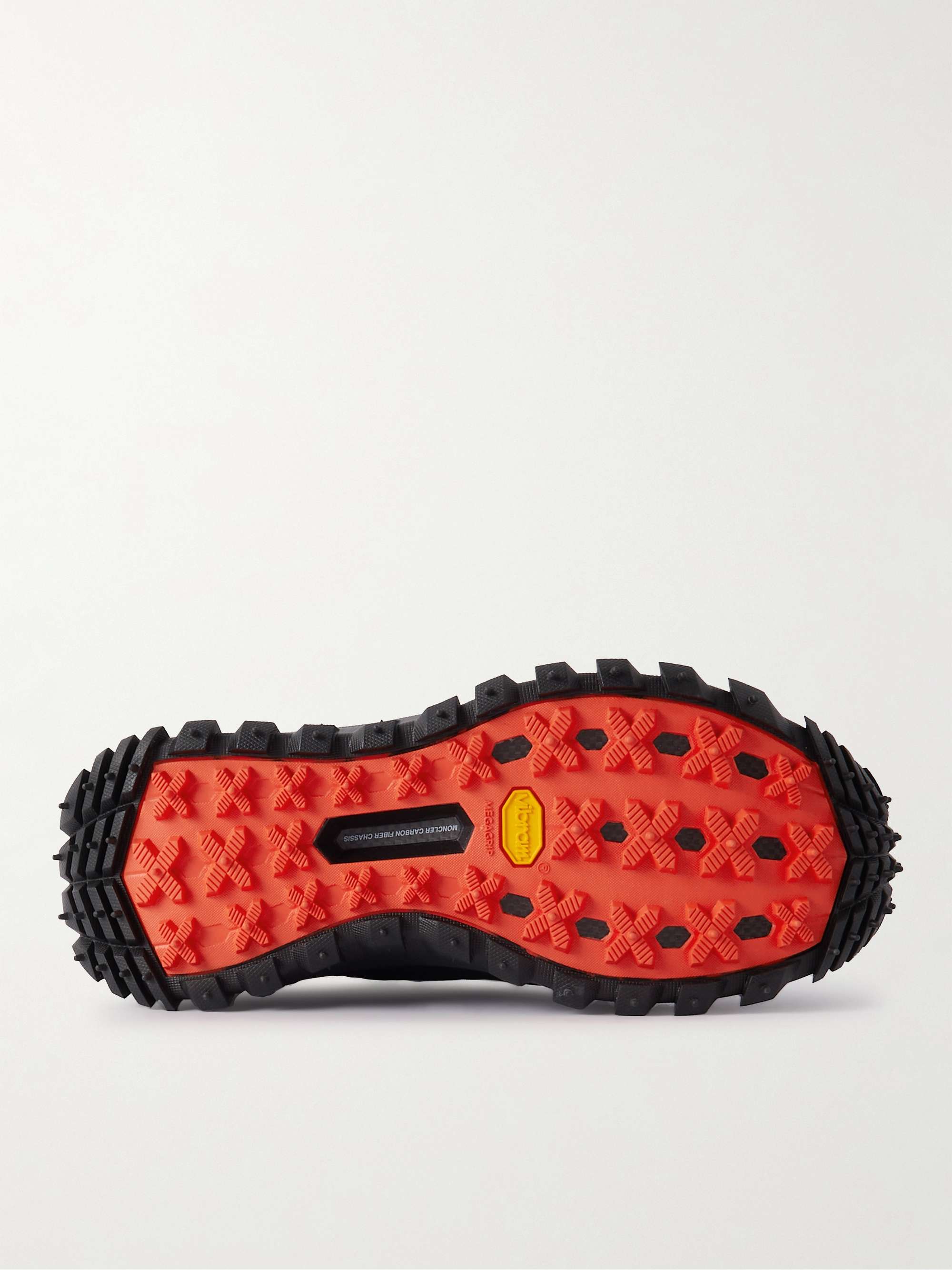 MONCLER Trailgrip Leather-Trimmed Mesh and Rubber Sneakers for Men | MR ...