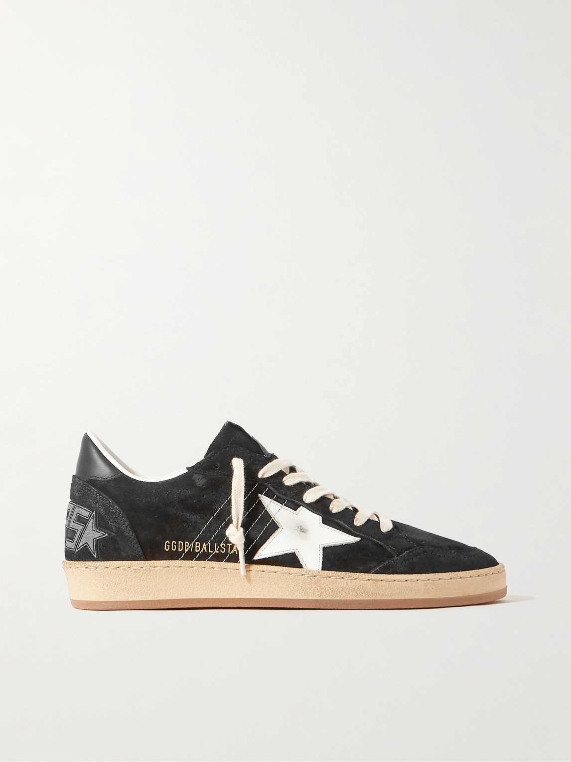 Golden Goose Ball Star Distressed Suede and Leather Sneakers - Men