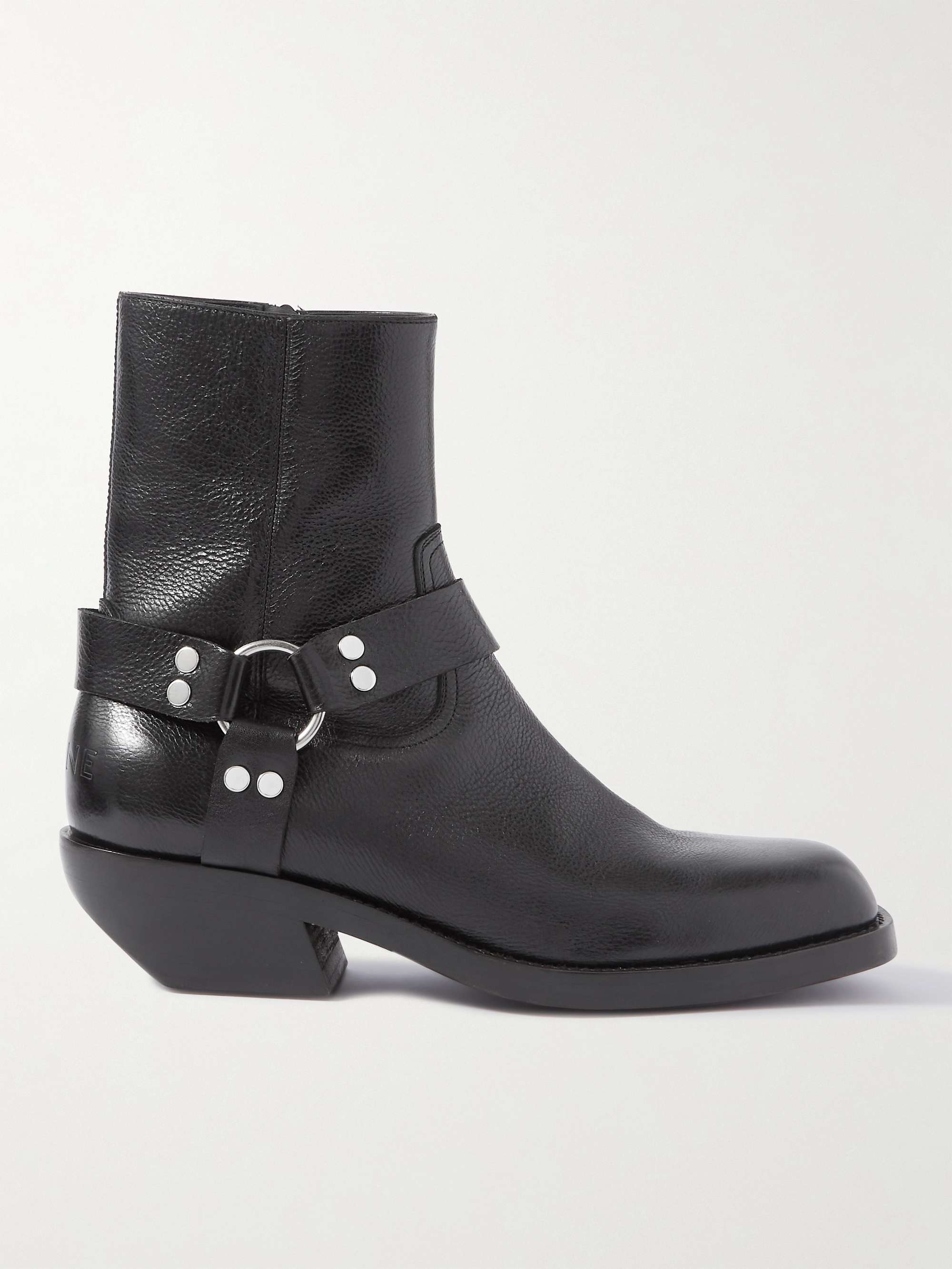 CELINE Embellished Leather Boots