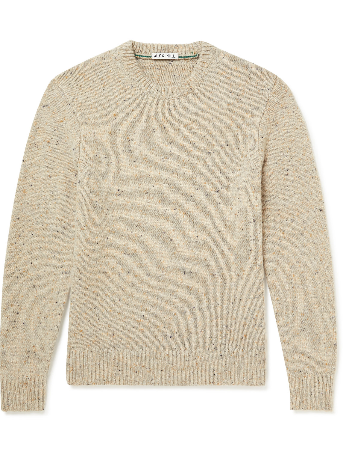 Alex Mill Donegal Merino Wool-blend Sweater In Neutrals