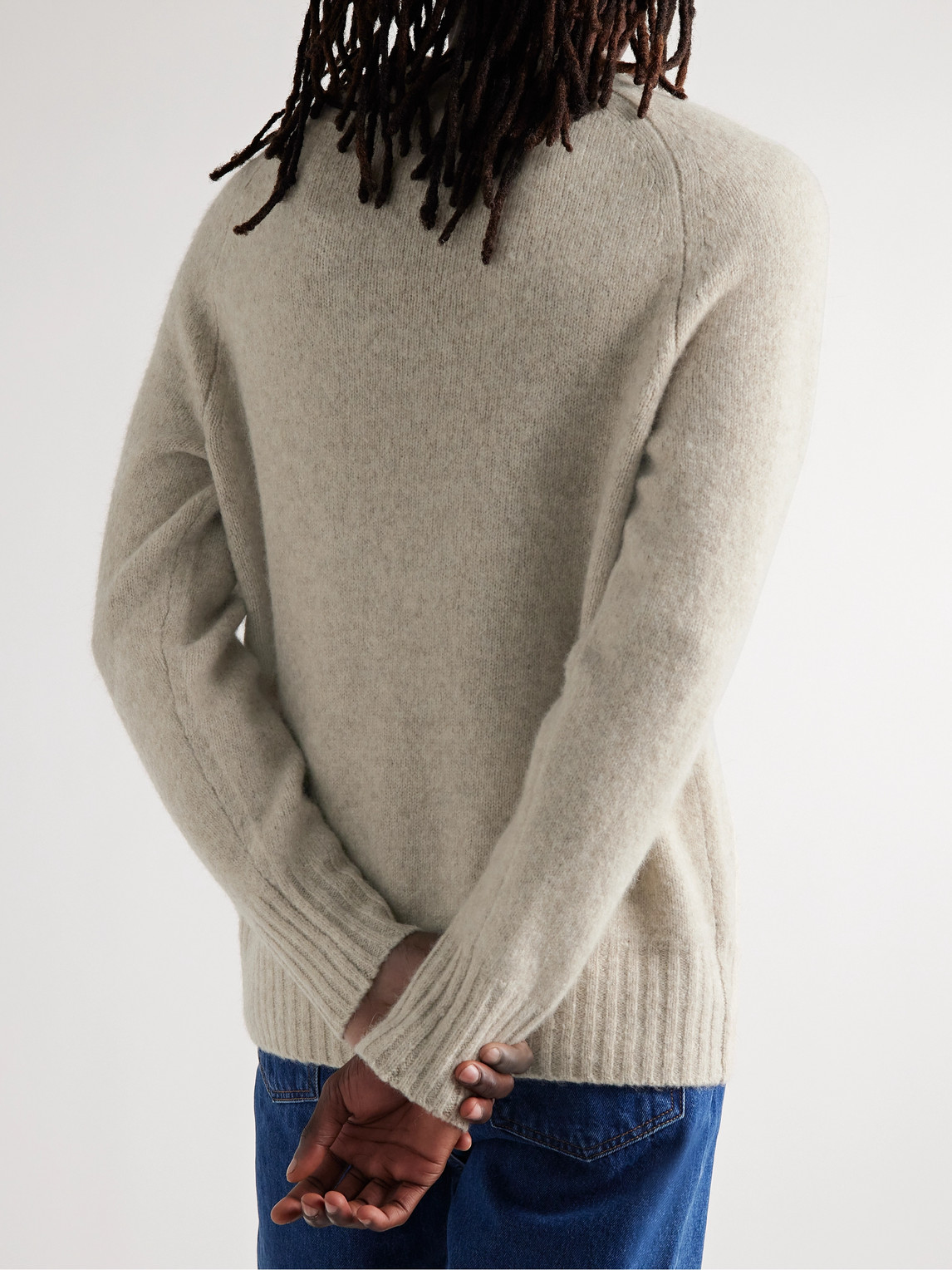 Shop Alex Mill Alex Knitted Sweater In Neutrals