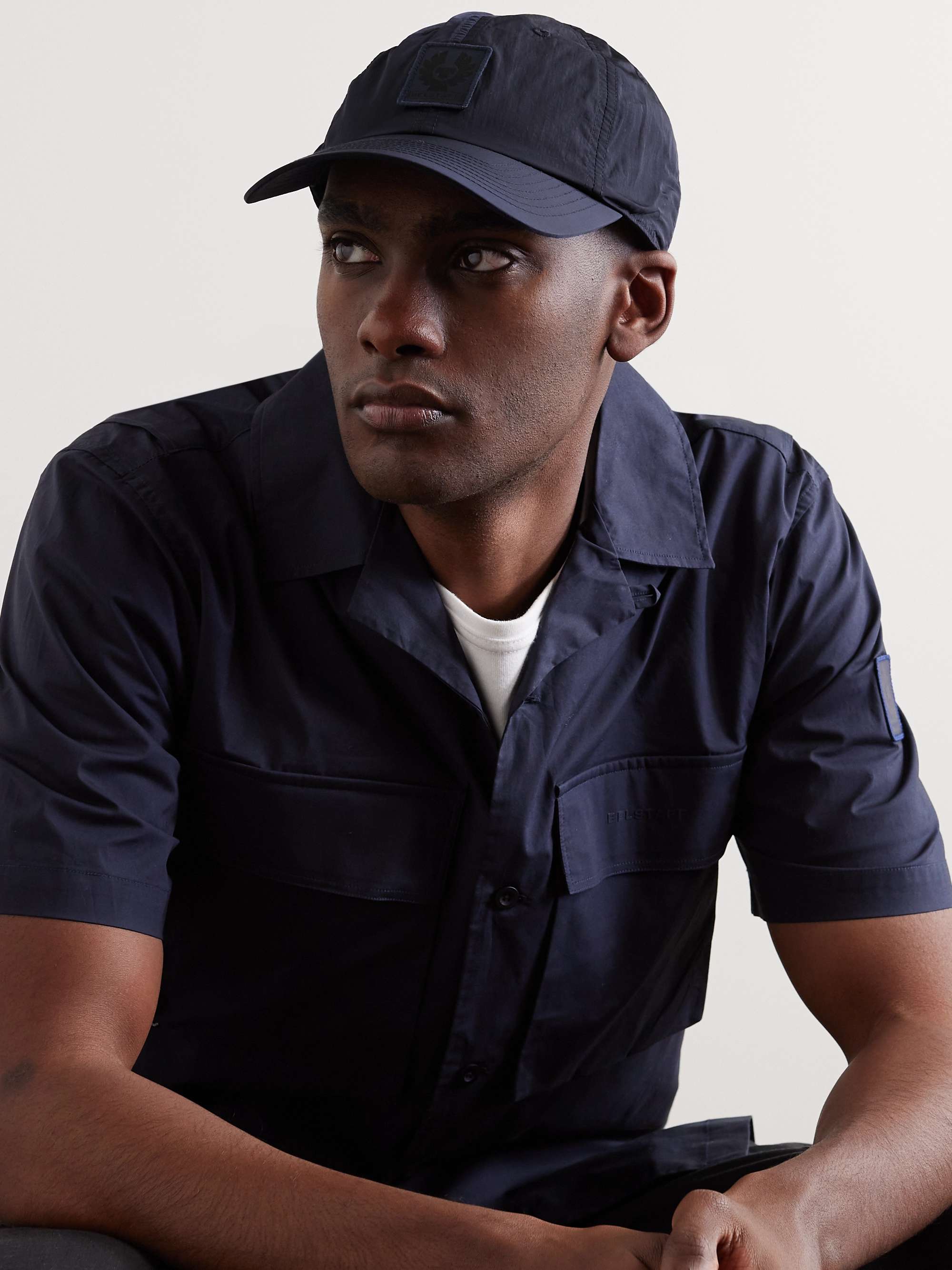 BELSTAFF Phoenix Logo-Embroidered Shell Baseball Cap