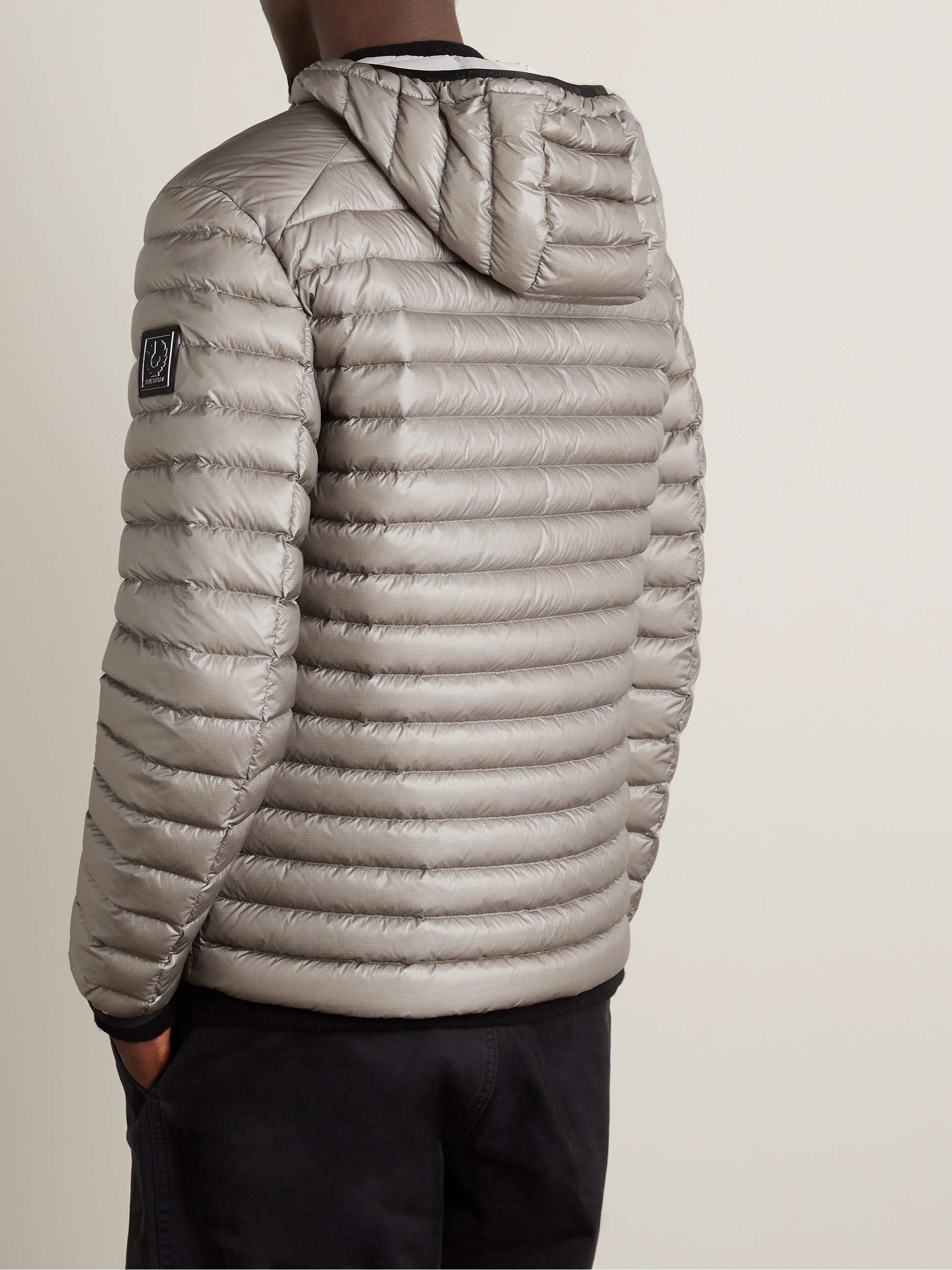 BELSTAFF Airspeed Quilted Ripstop Hooded Down Jacket