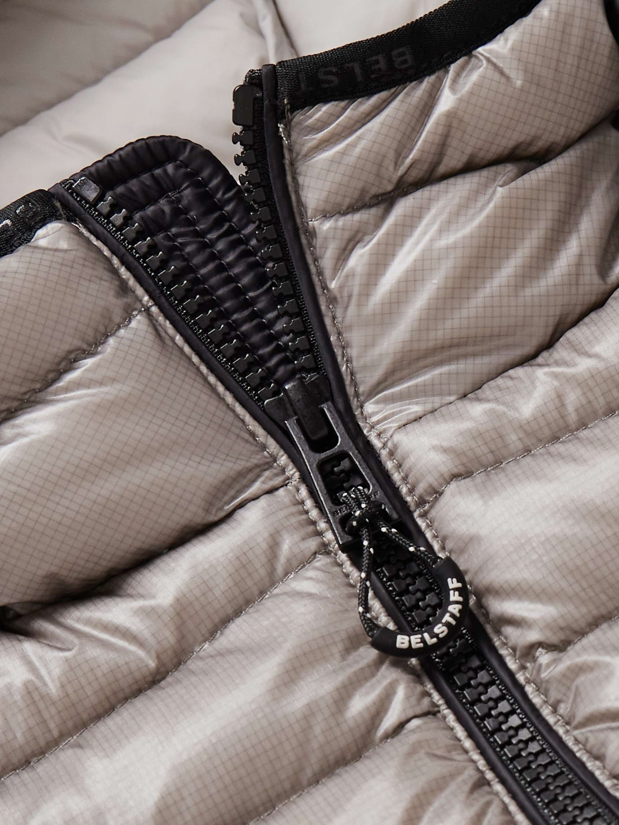 BELSTAFF Airspeed Quilted Ripstop Hooded Down Jacket