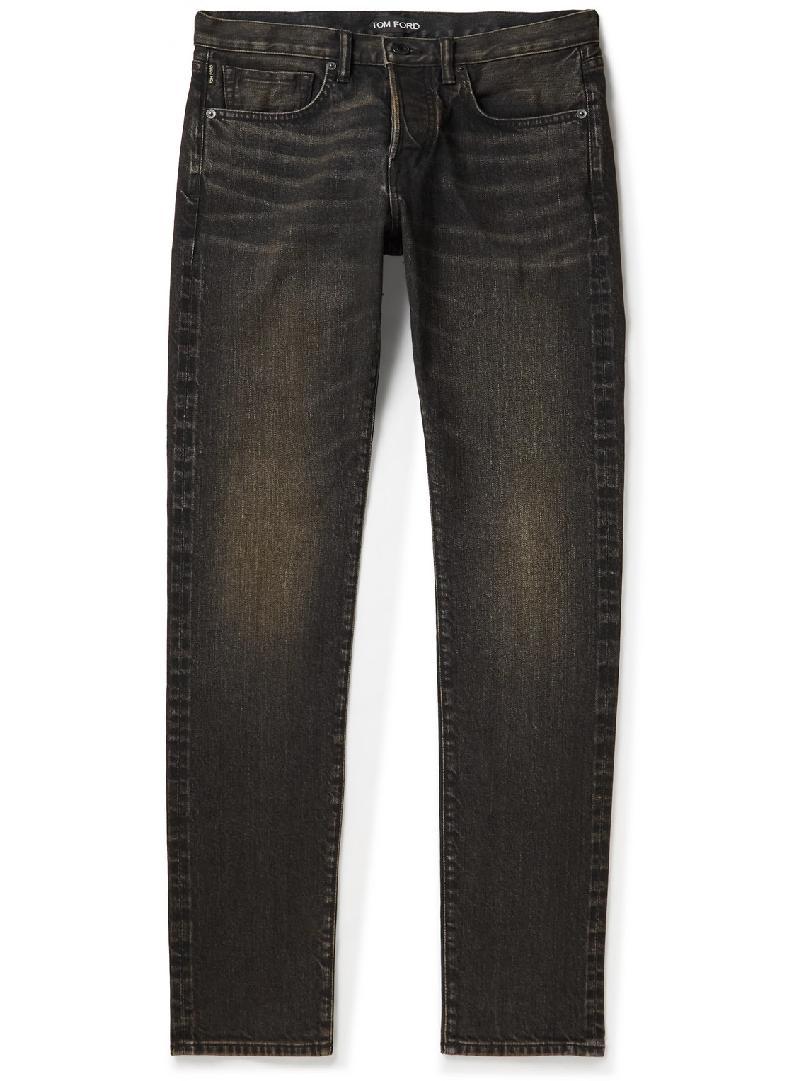 TOM FORD - Slim-Fit Selvedge Jeans - Men - Black - UK/US 36 | The ...