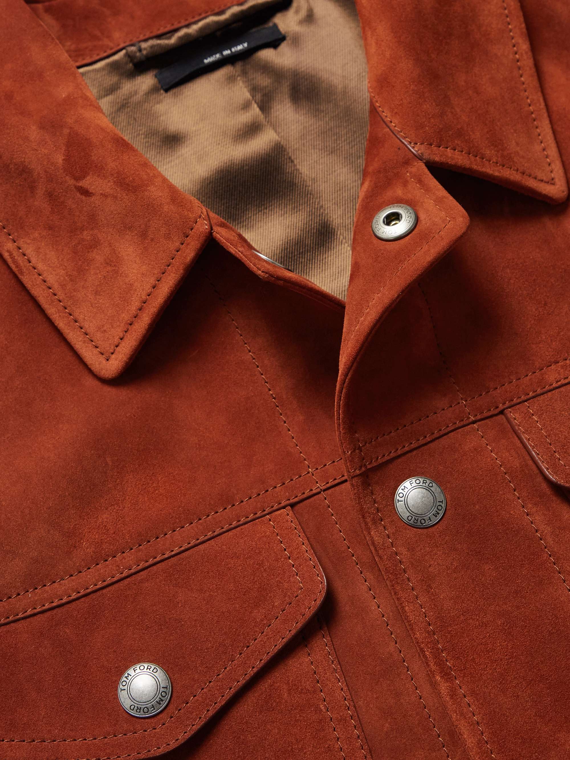 TOM FORD Slim-Fit Suede Jacket