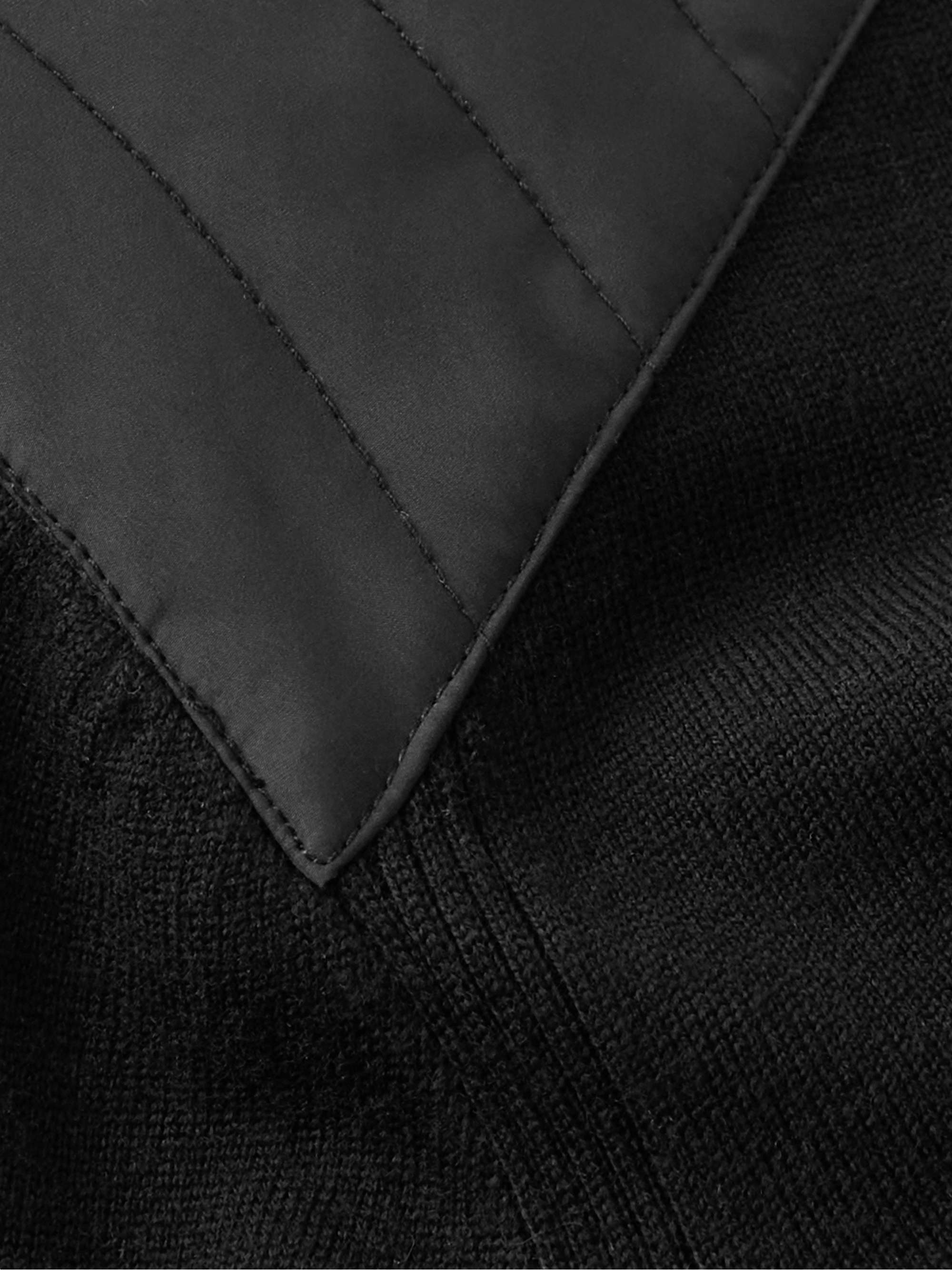 BELSTAFF Kerrigan Ribbed Panelled Merino Wool Sweater