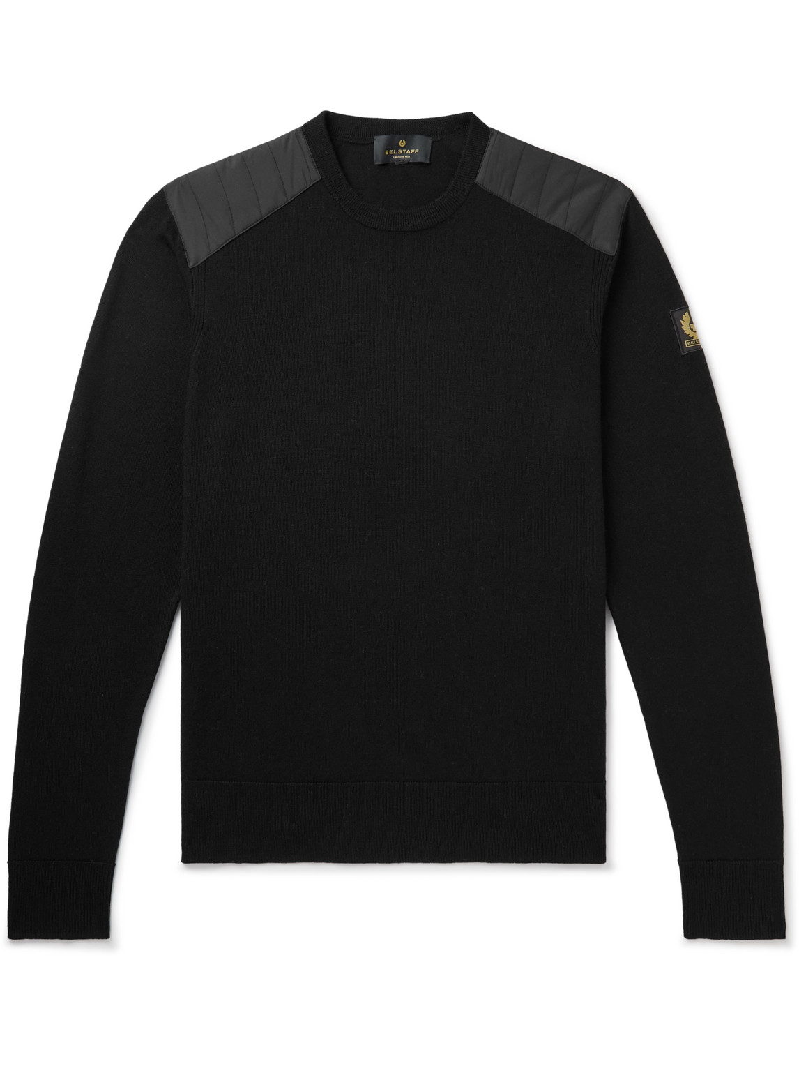 Kerrigan Ribbed Panelled Merino Wool Sweater