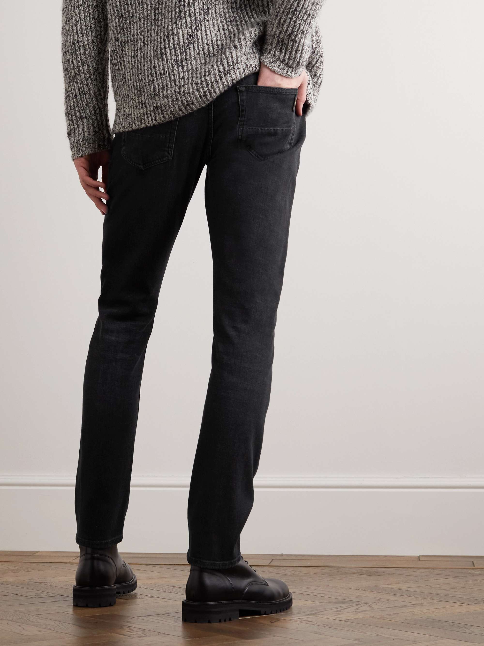 BELSTAFF Jeans slim-fit a gamba dritta lavati