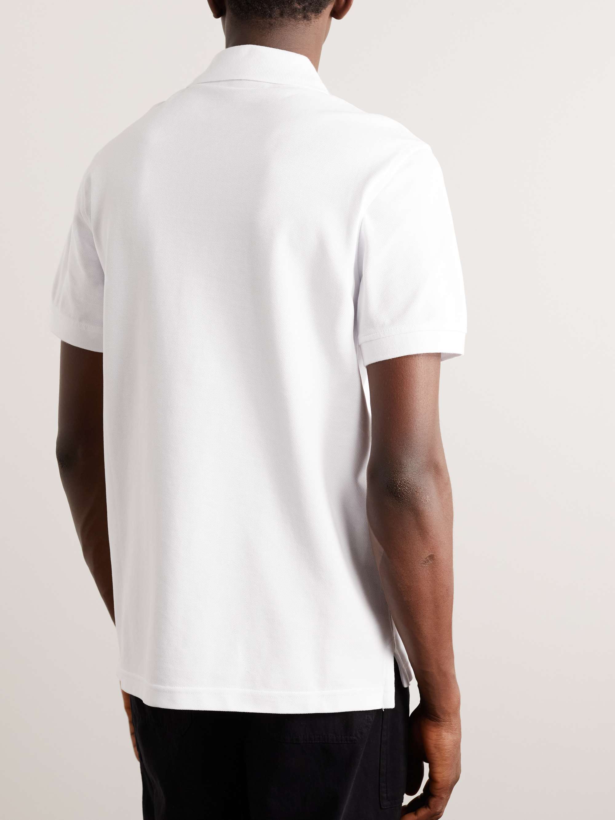 BELSTAFF Logo-Appliquéd Cotton-Piqué Polo Shirt