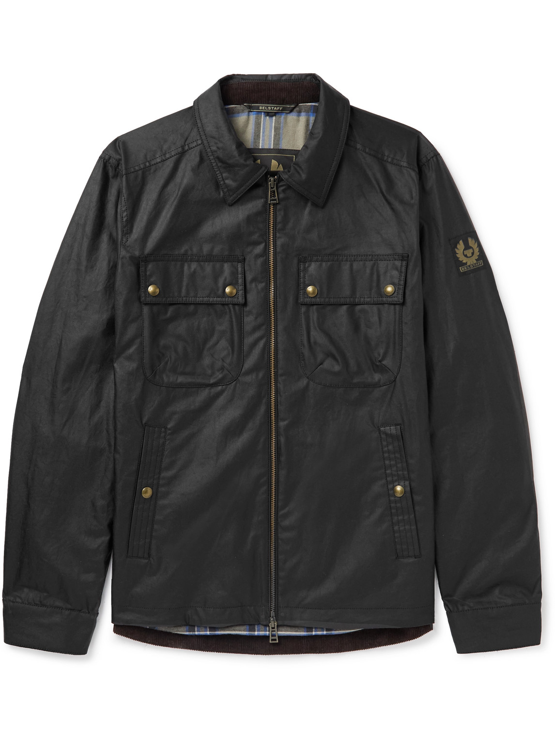 Belstaff Tour Waxed-cotton Jacket In Black