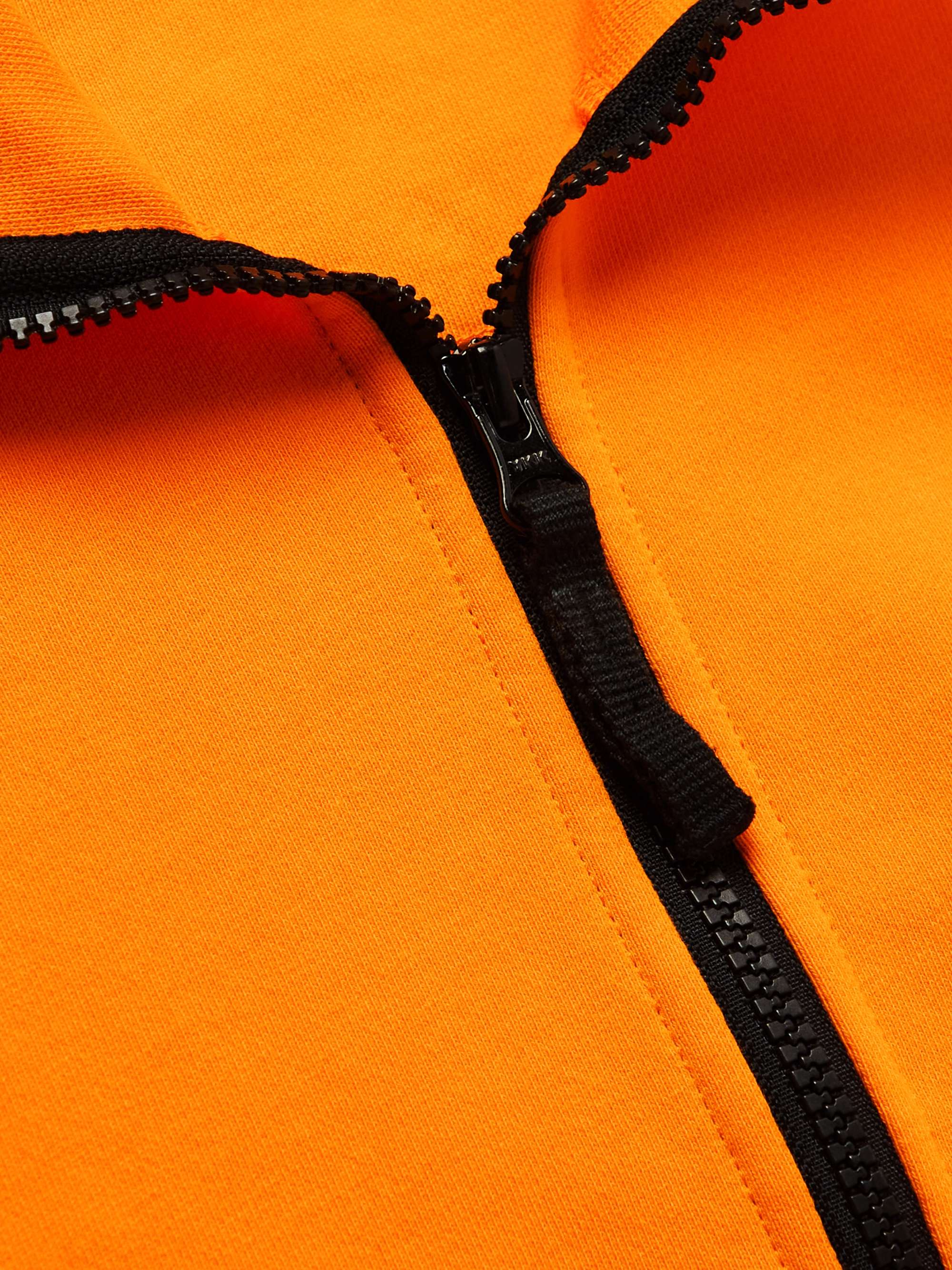 STONE ISLAND Logo-Appliquéd Cotton Half-Zip Sweatshirt