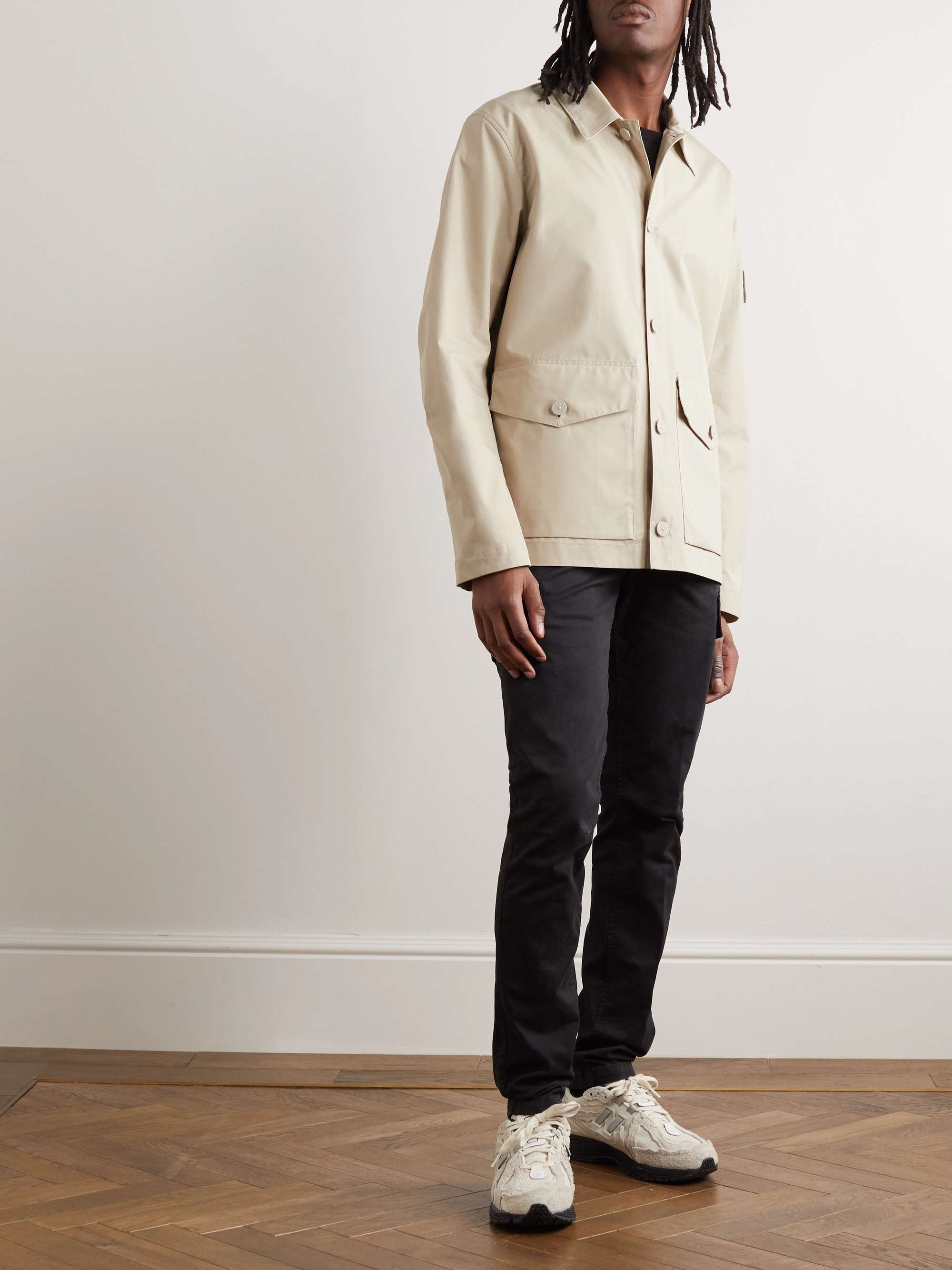 STONE ISLAND Ghost Cotton-Gabardine Jacket
