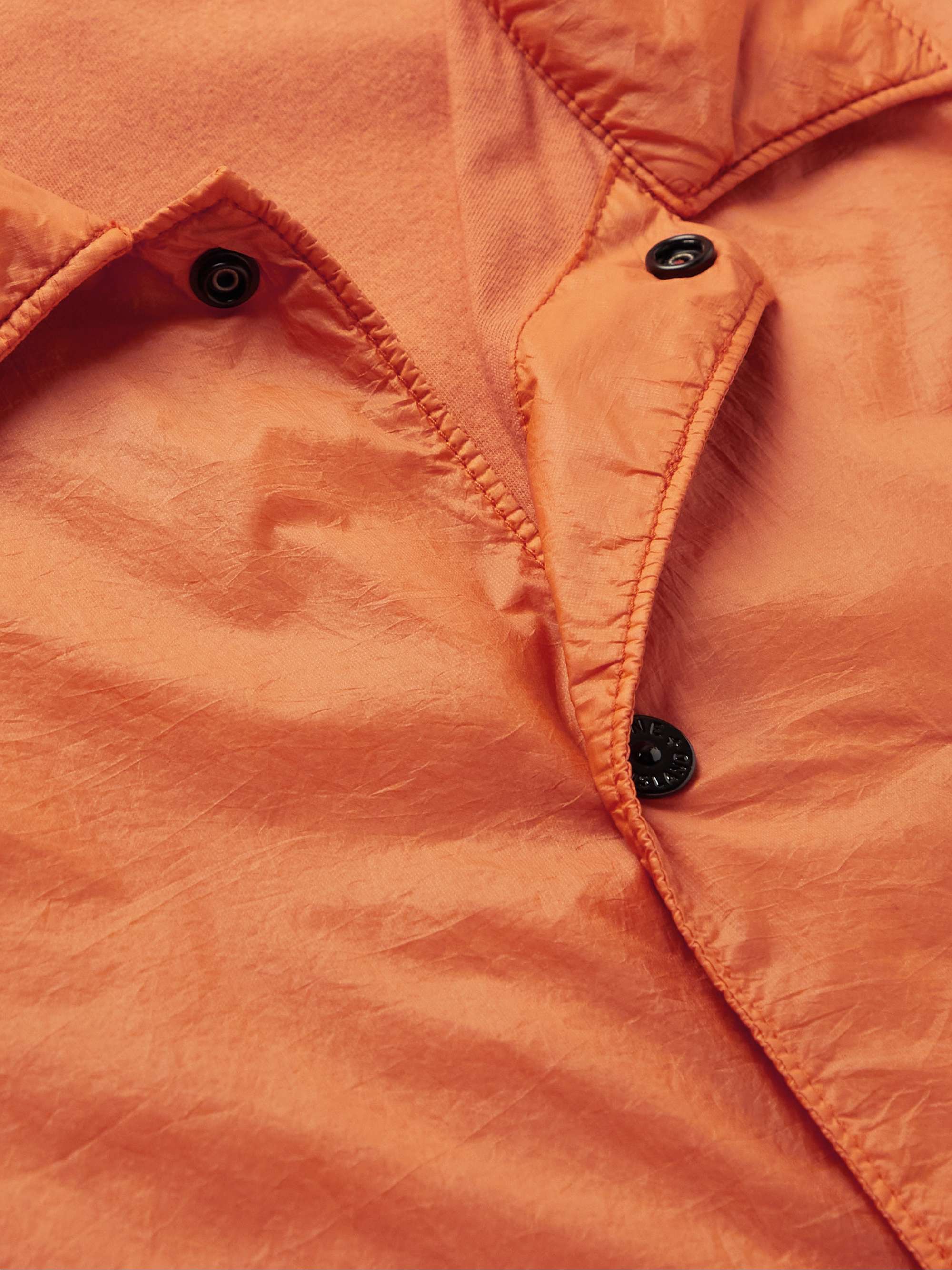 STONE ISLAND Logo-Appliquéd Padded Ripstop Overshirt