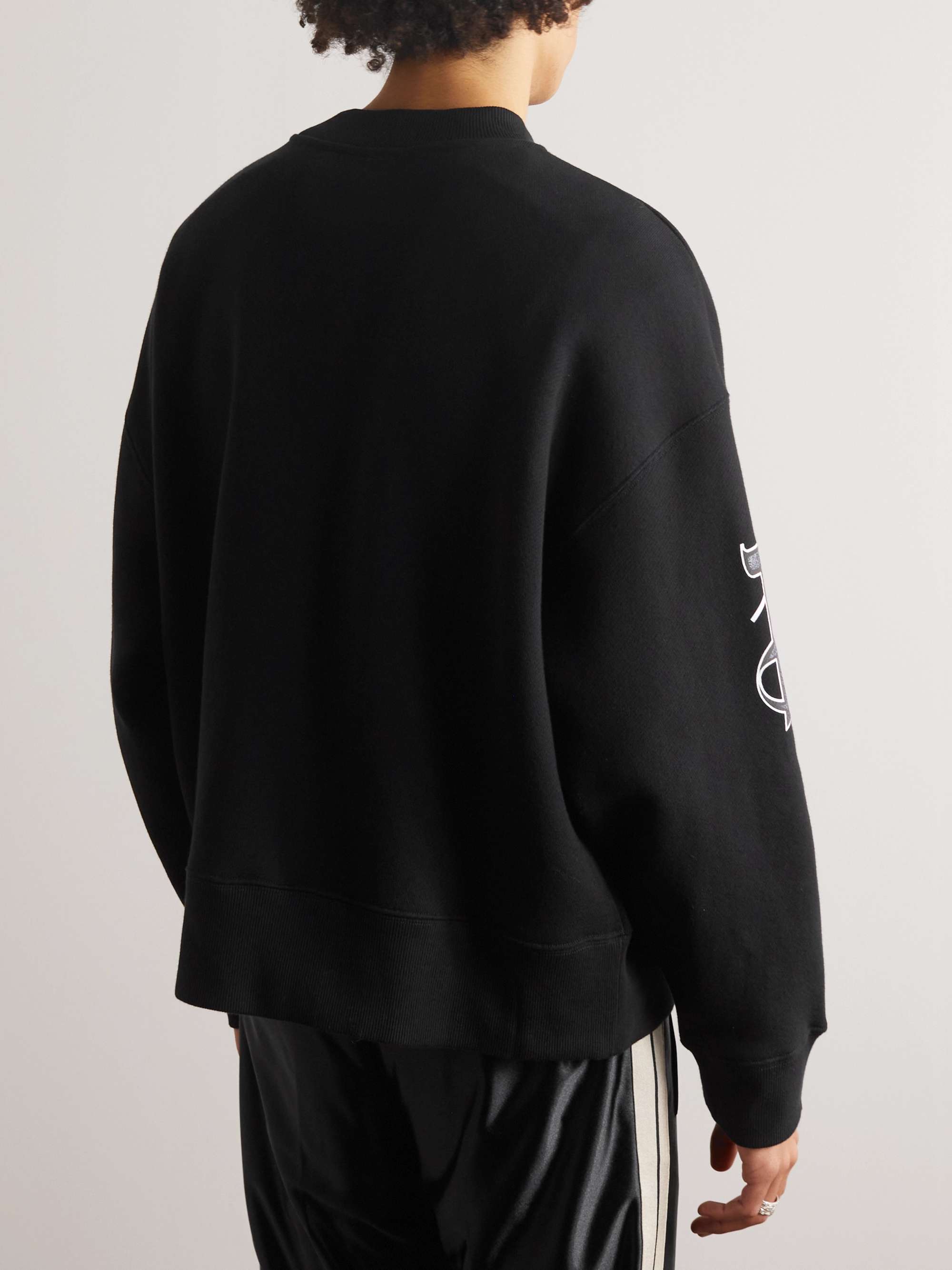 MONCLER GENIUS + Palm Angels Printed Cotton-Jersey Sweatshirt
